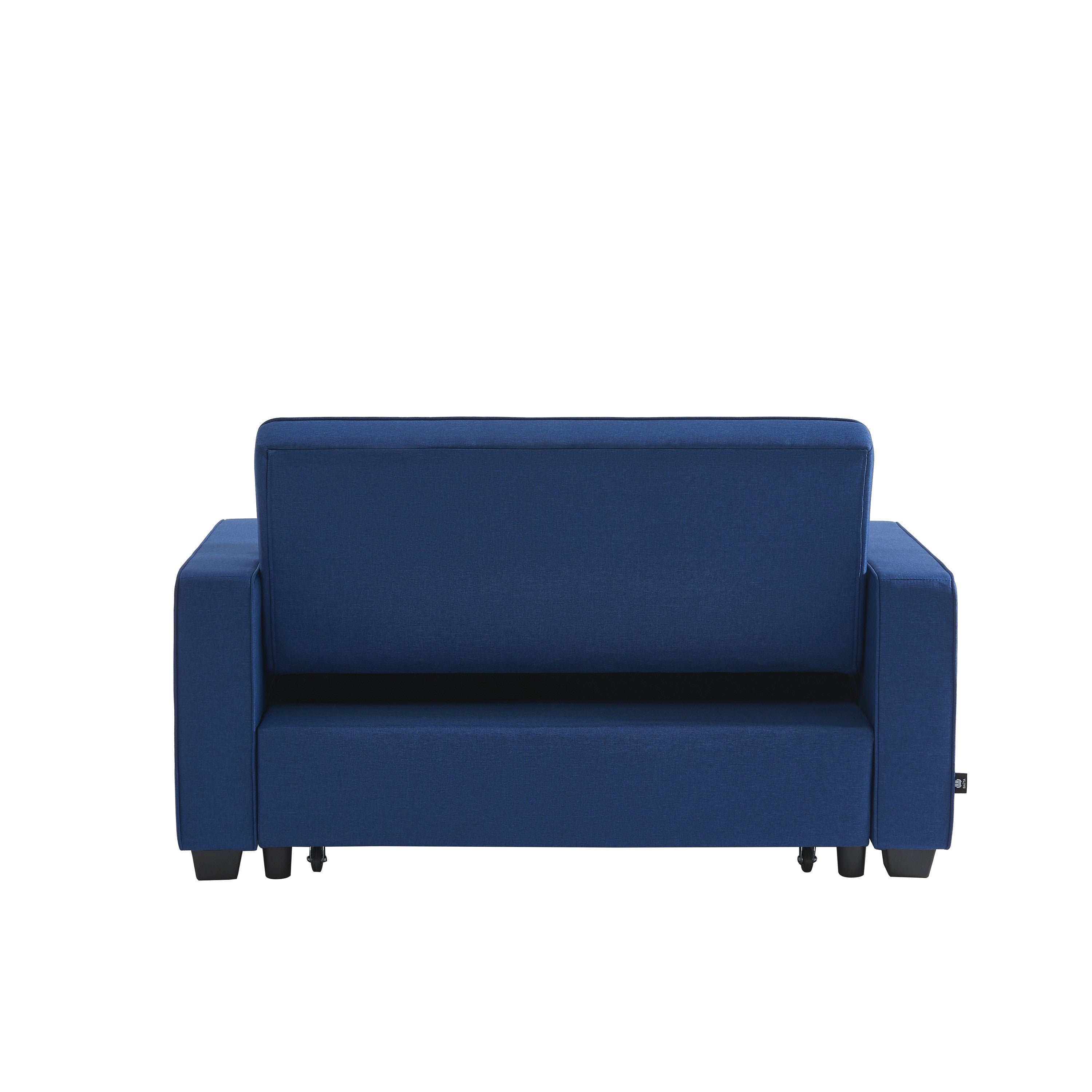 LENA 2-Seater Convertible Sofa - Blue