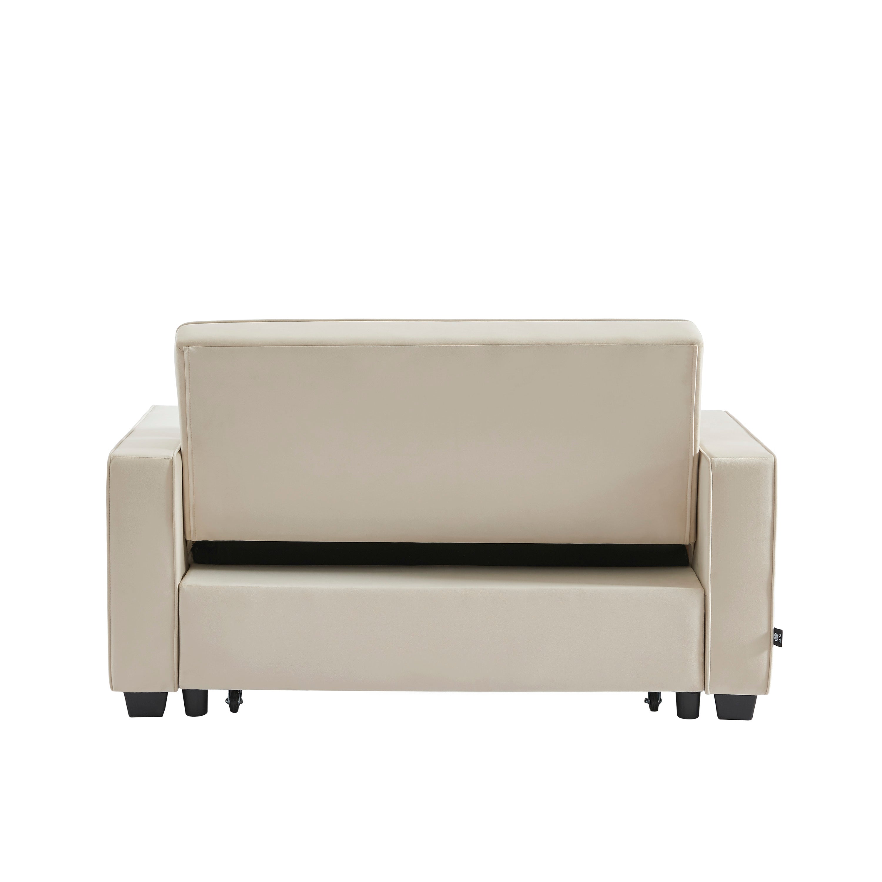 LENA 2-Seater Convertible Sofa - Beige
