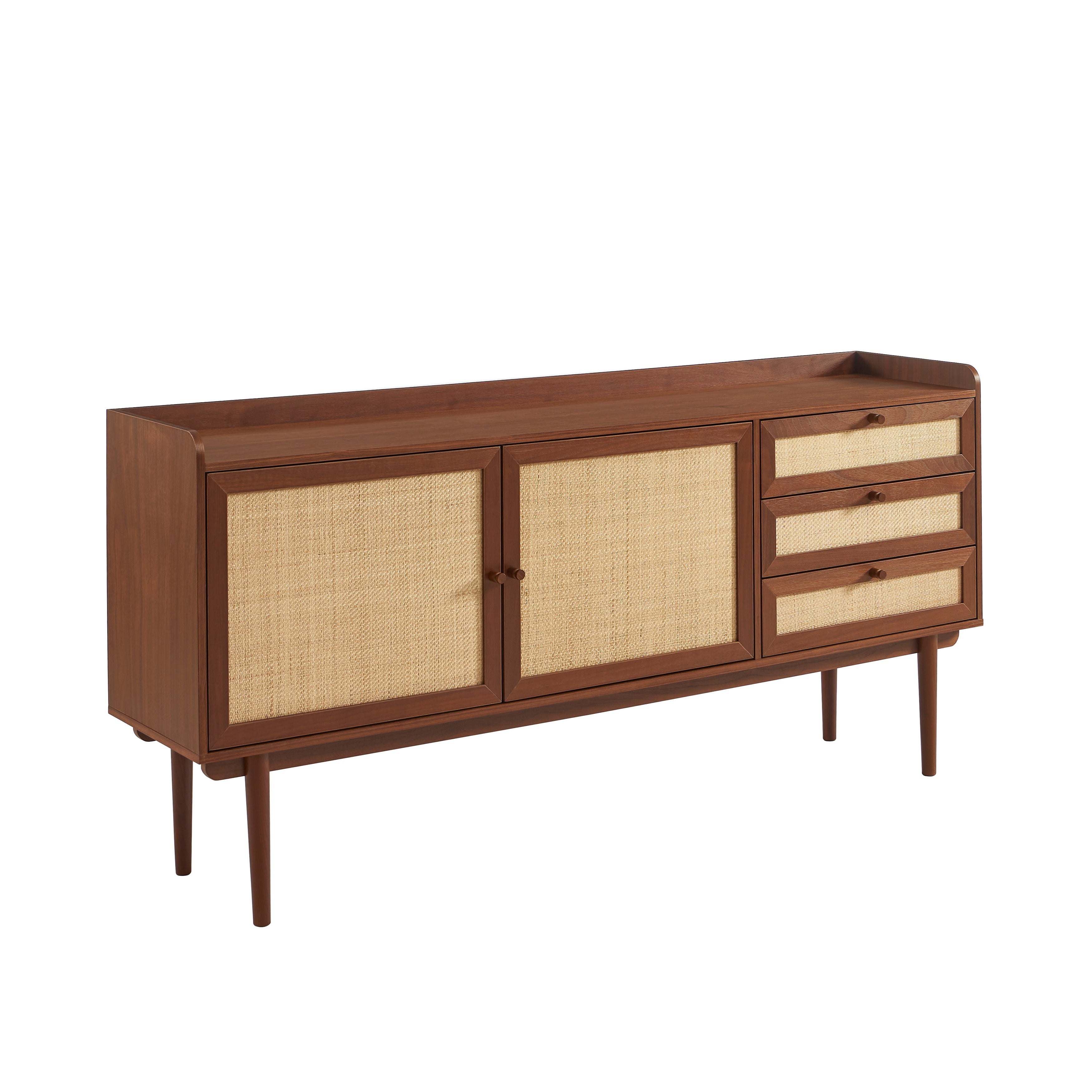 LEON Wood Veneer Highboard