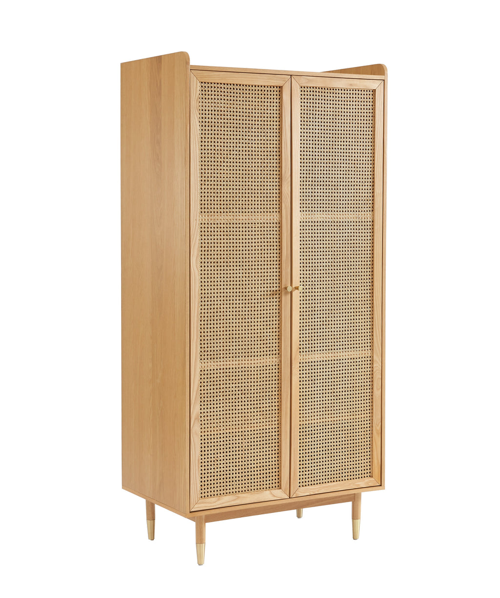 LEON Wood Veneer Wardrobe