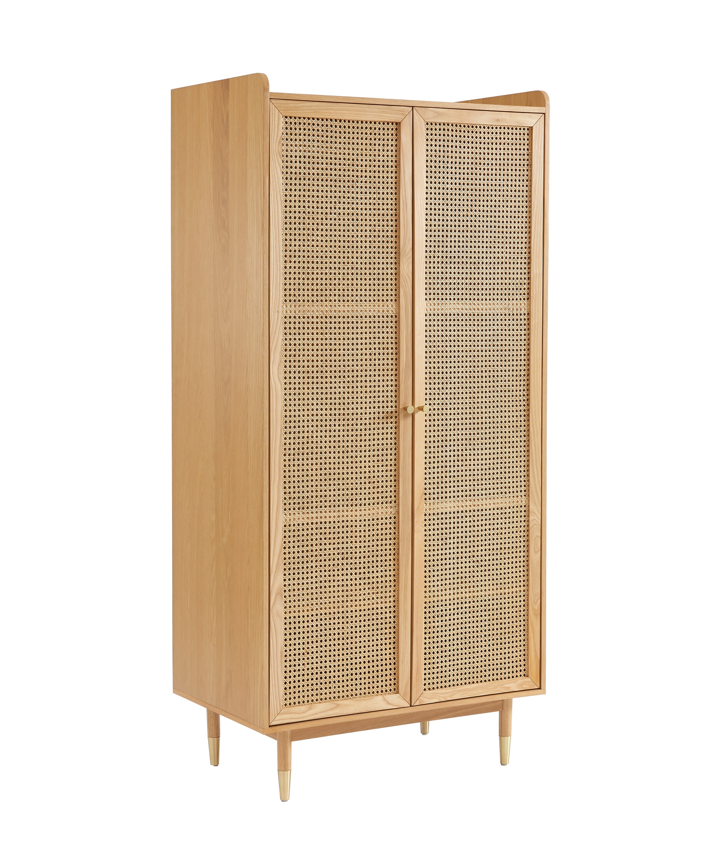 LEON Wood Veneer Wardrobe