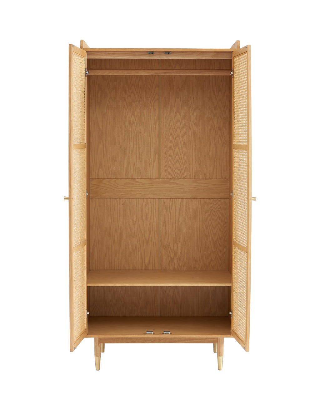 LEON Wood Veneer Wardrobe