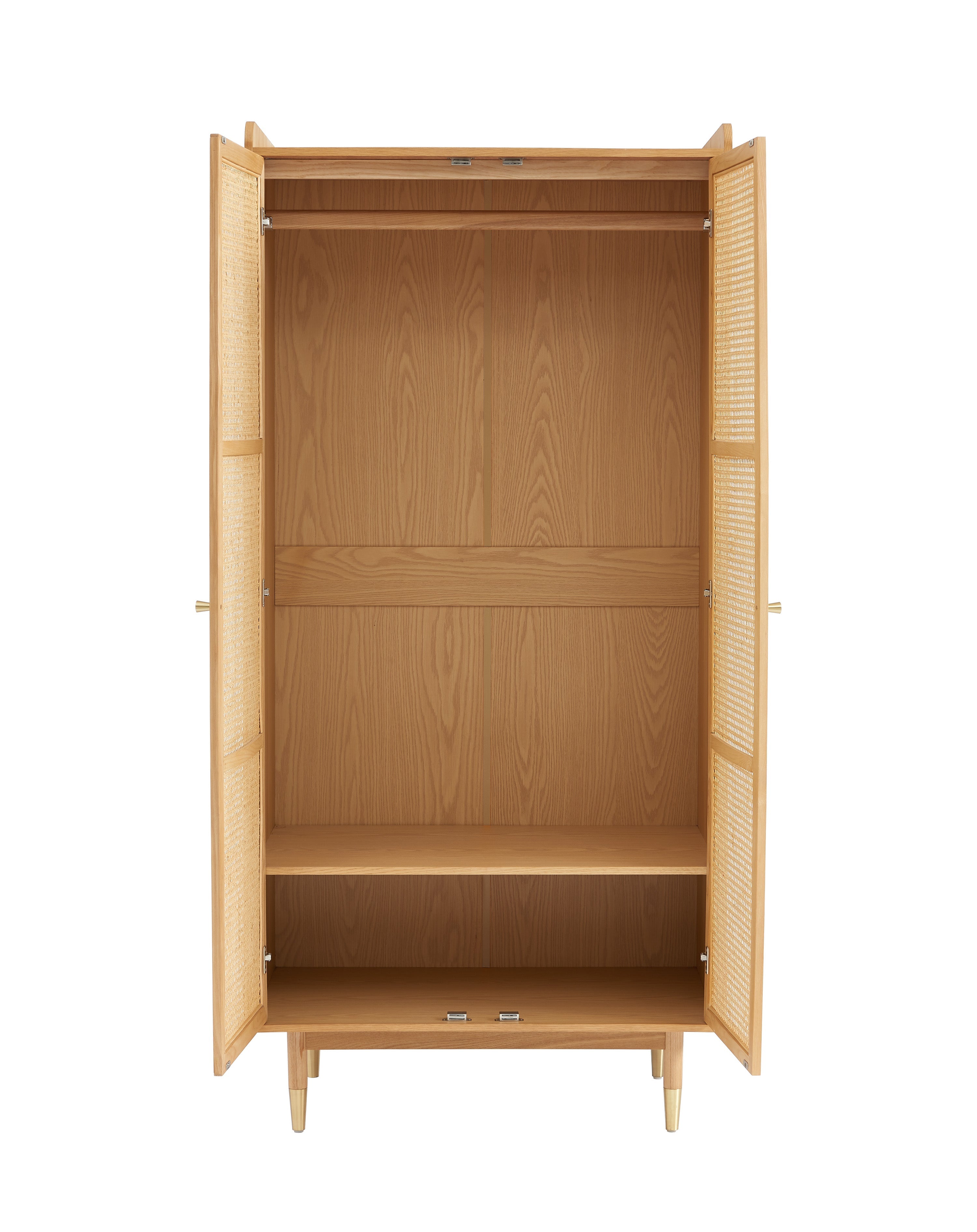 LEON Wood Veneer Wardrobe