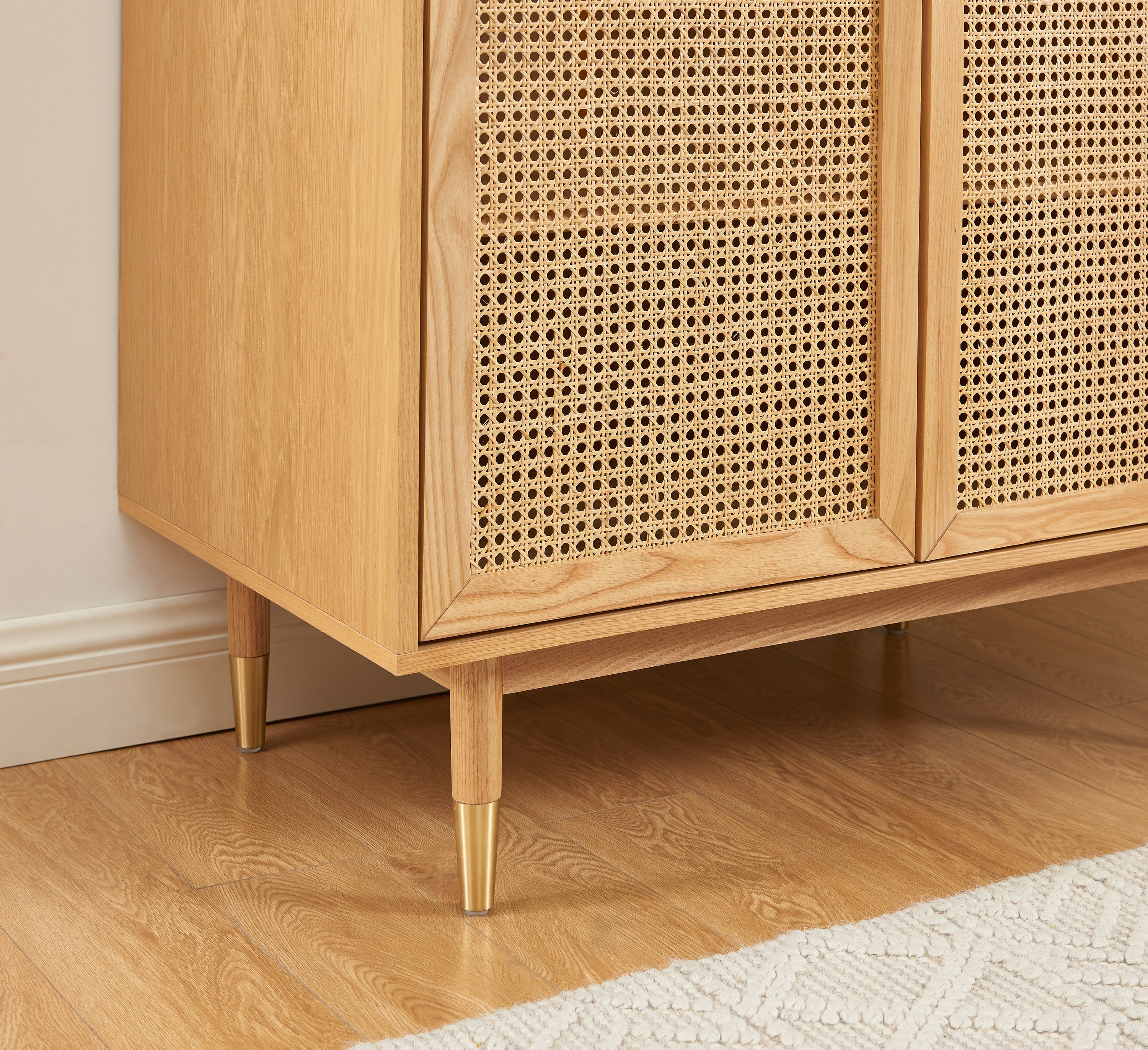 LEON Wood Veneer Wardrobe
