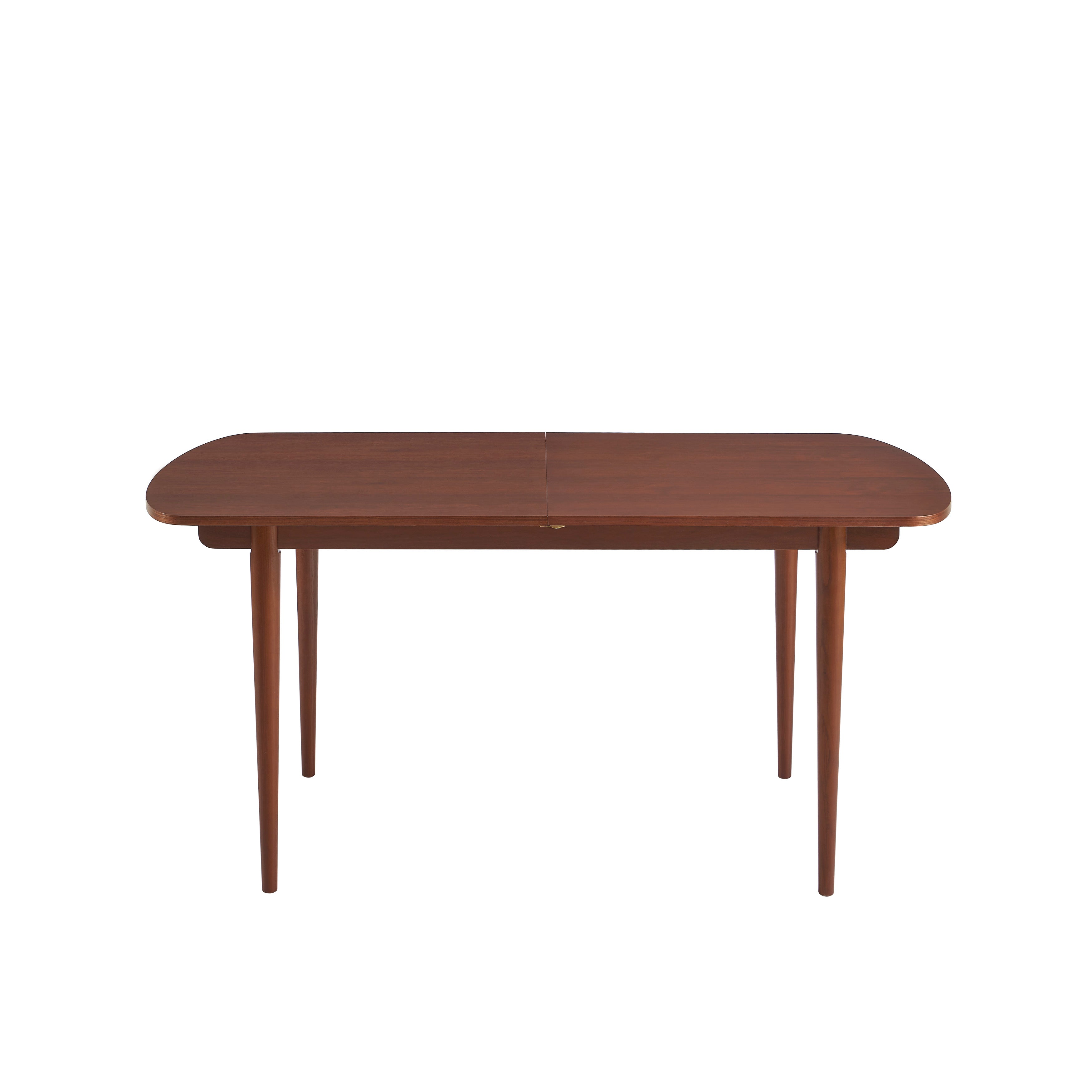 LEON Wood Veneer Extendable Dining Table – Walnut