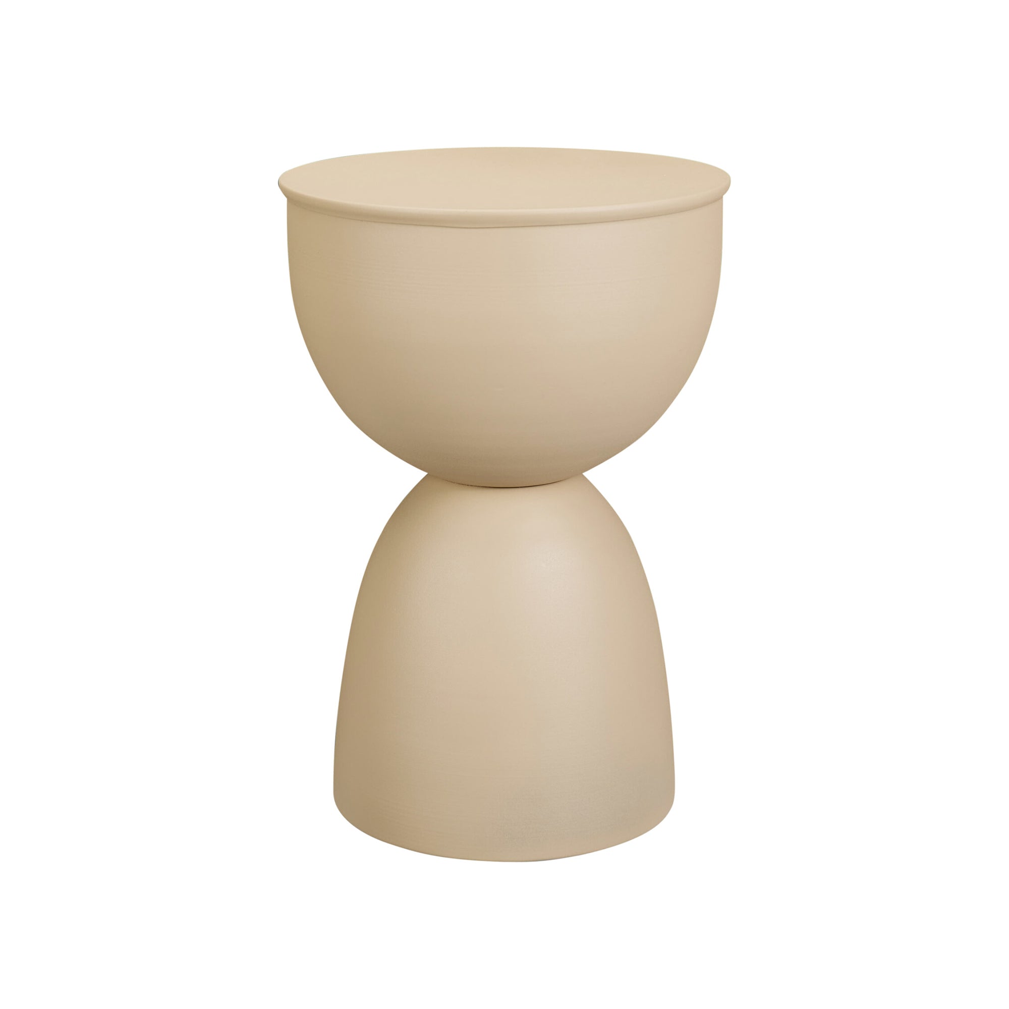 LIM Side Table Zinc Finish - Beige