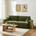 LIVIO Fabric Straight Sofa – Green