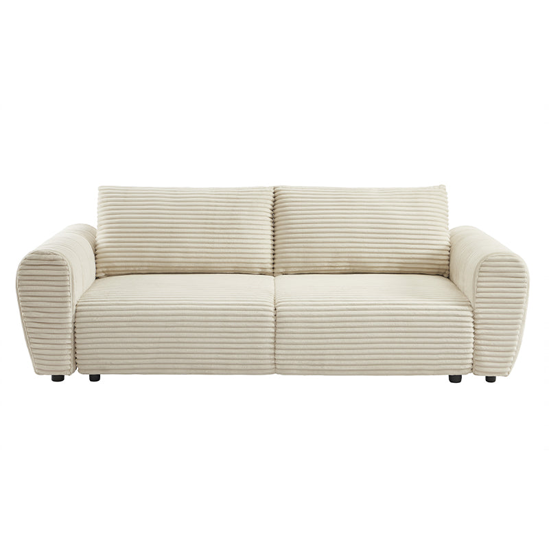 LOIC Fabric Straight Sofa – Beige