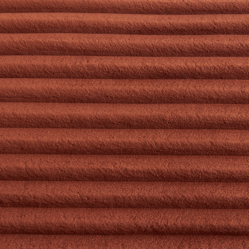 LOIC 3-Seater Convertible Sofa - Terracotta
