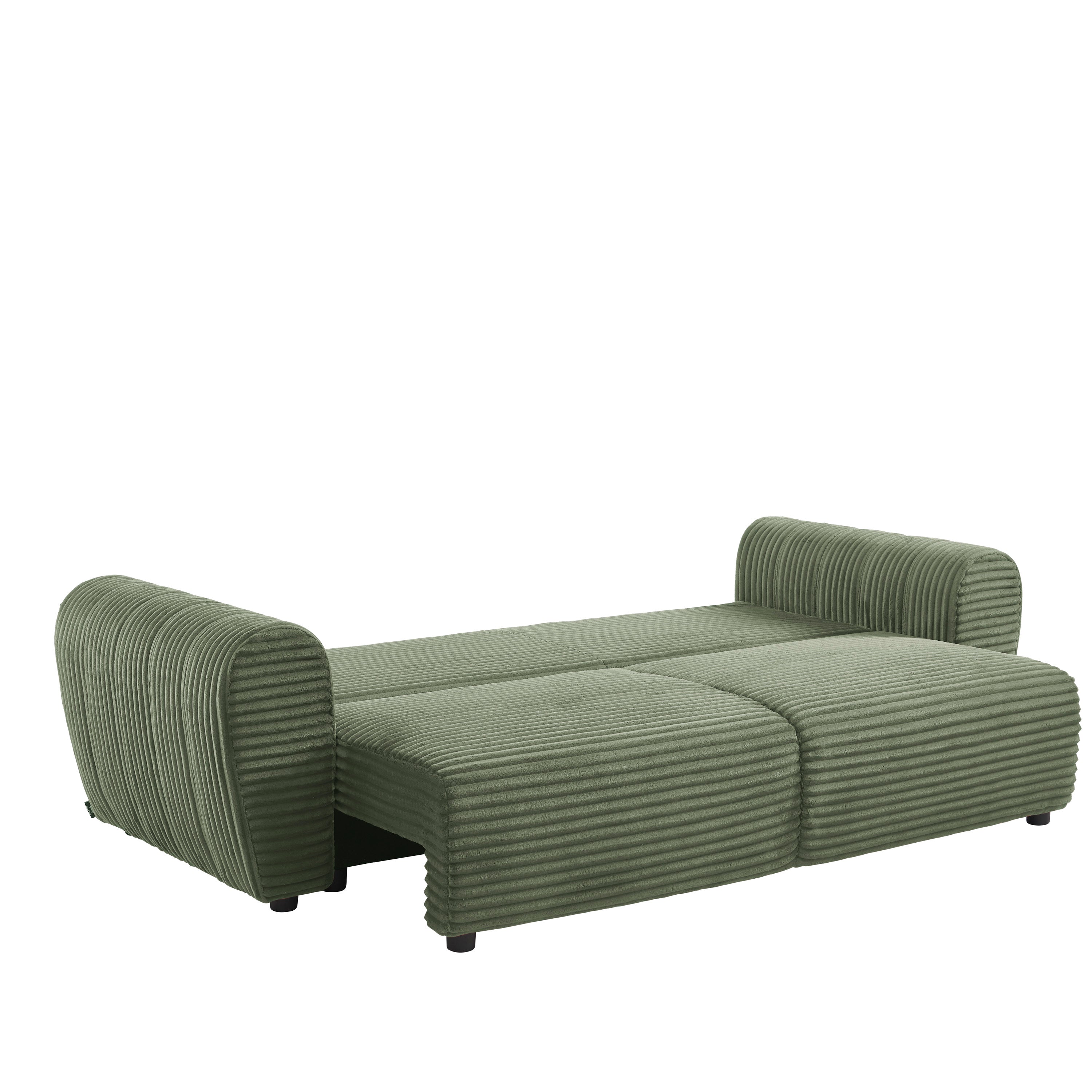 LOIC 3-Seater Convertible Sofa - Green