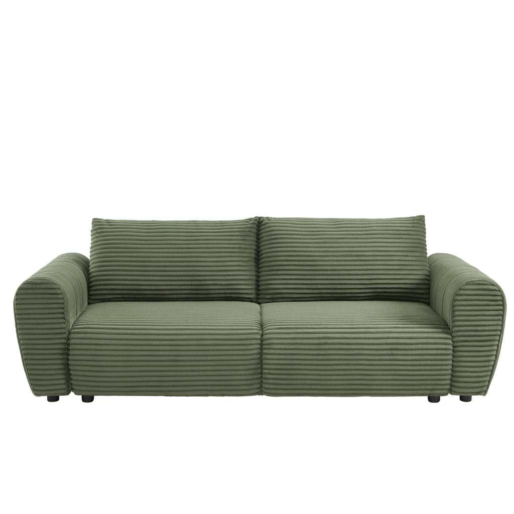 LOIC 3-Seater Convertible Sofa - Green