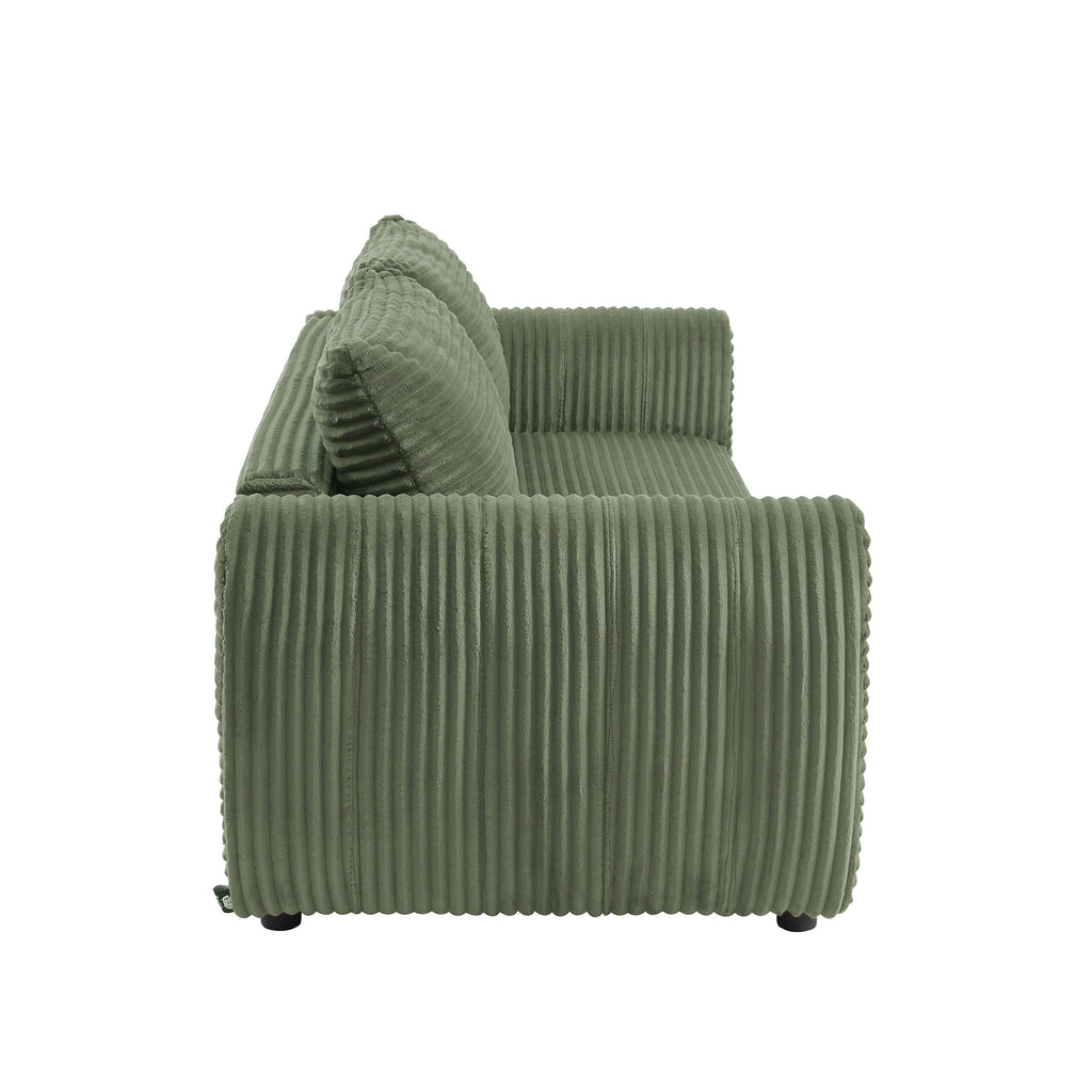 LOIC 3-Seater Convertible Sofa - Green
