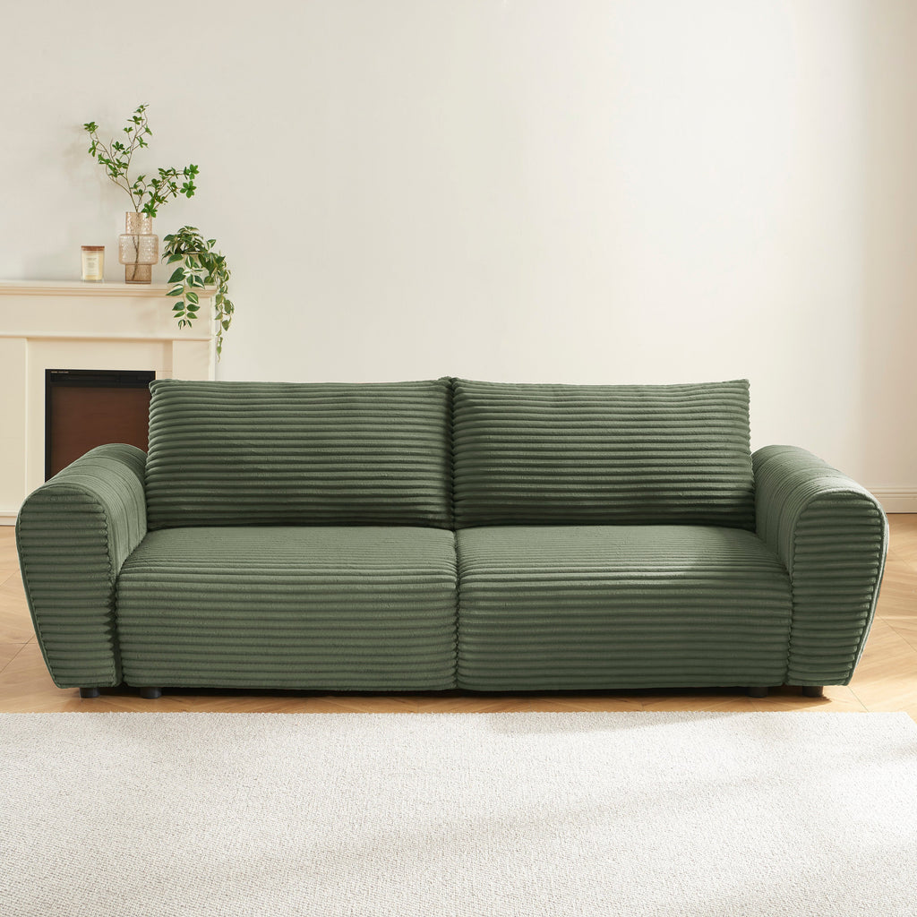 LOIC 3-Seater Convertible Sofa - Green