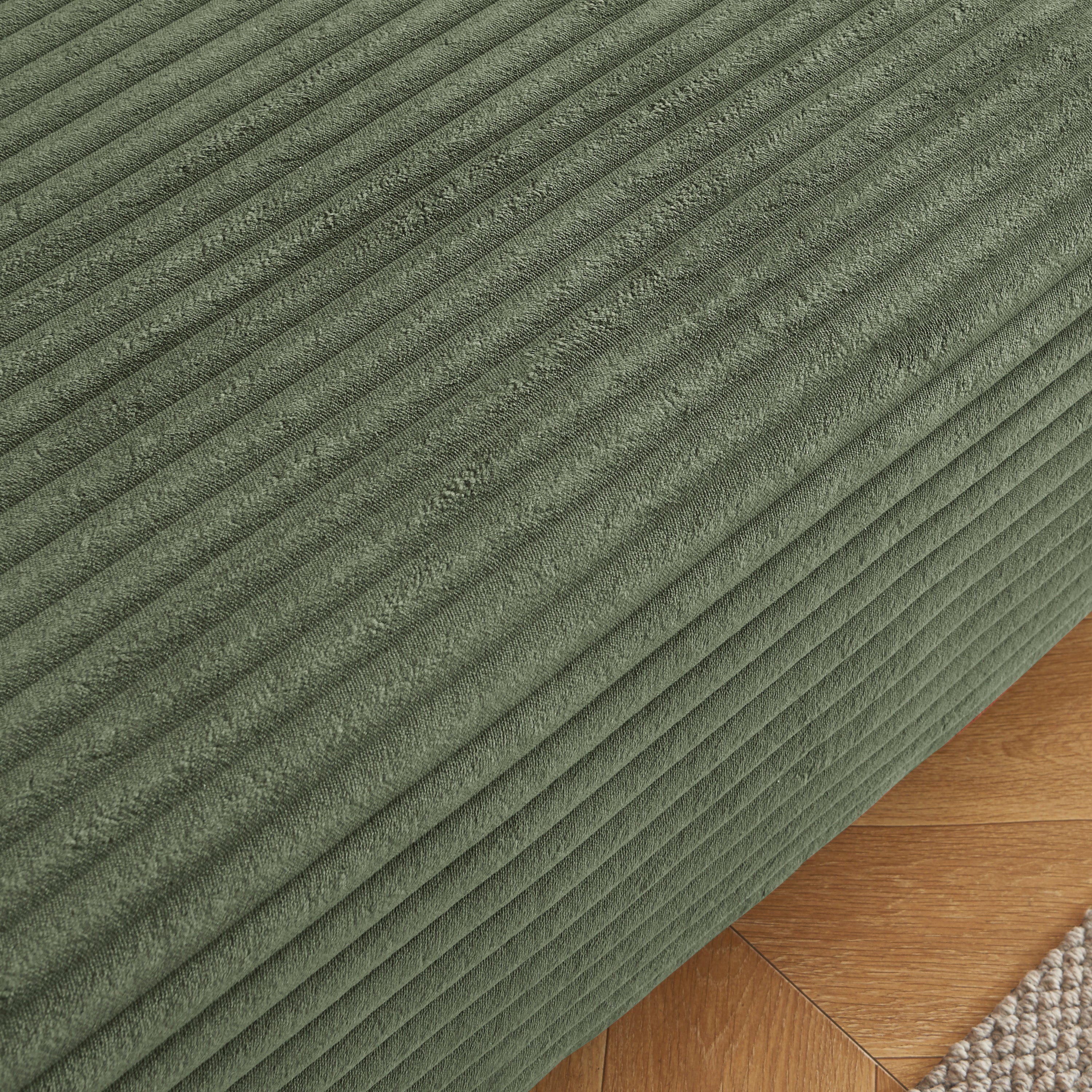 LOIC 3-Seater Convertible Sofa - Green