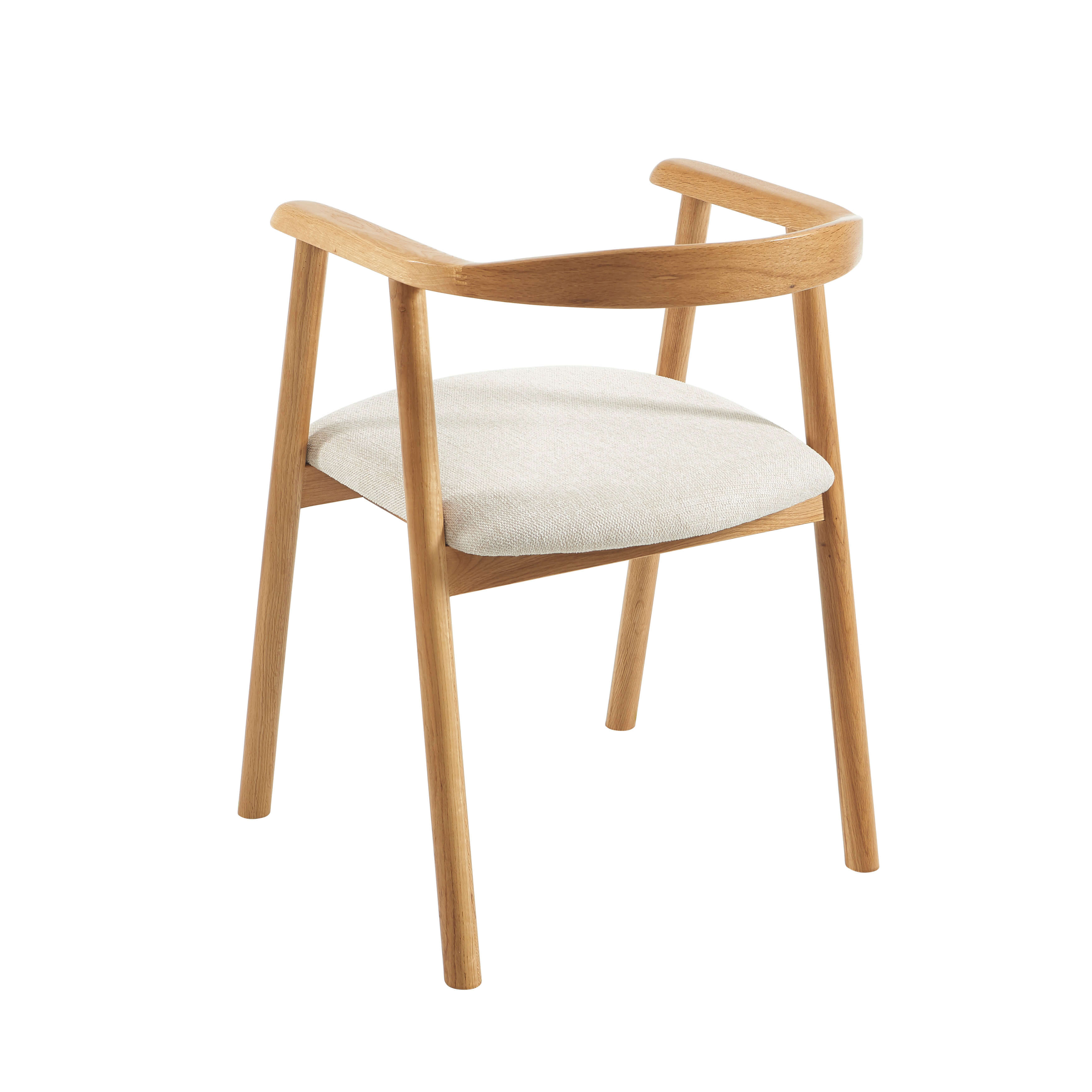 LORENZ Dining Chair Set - Light Wood