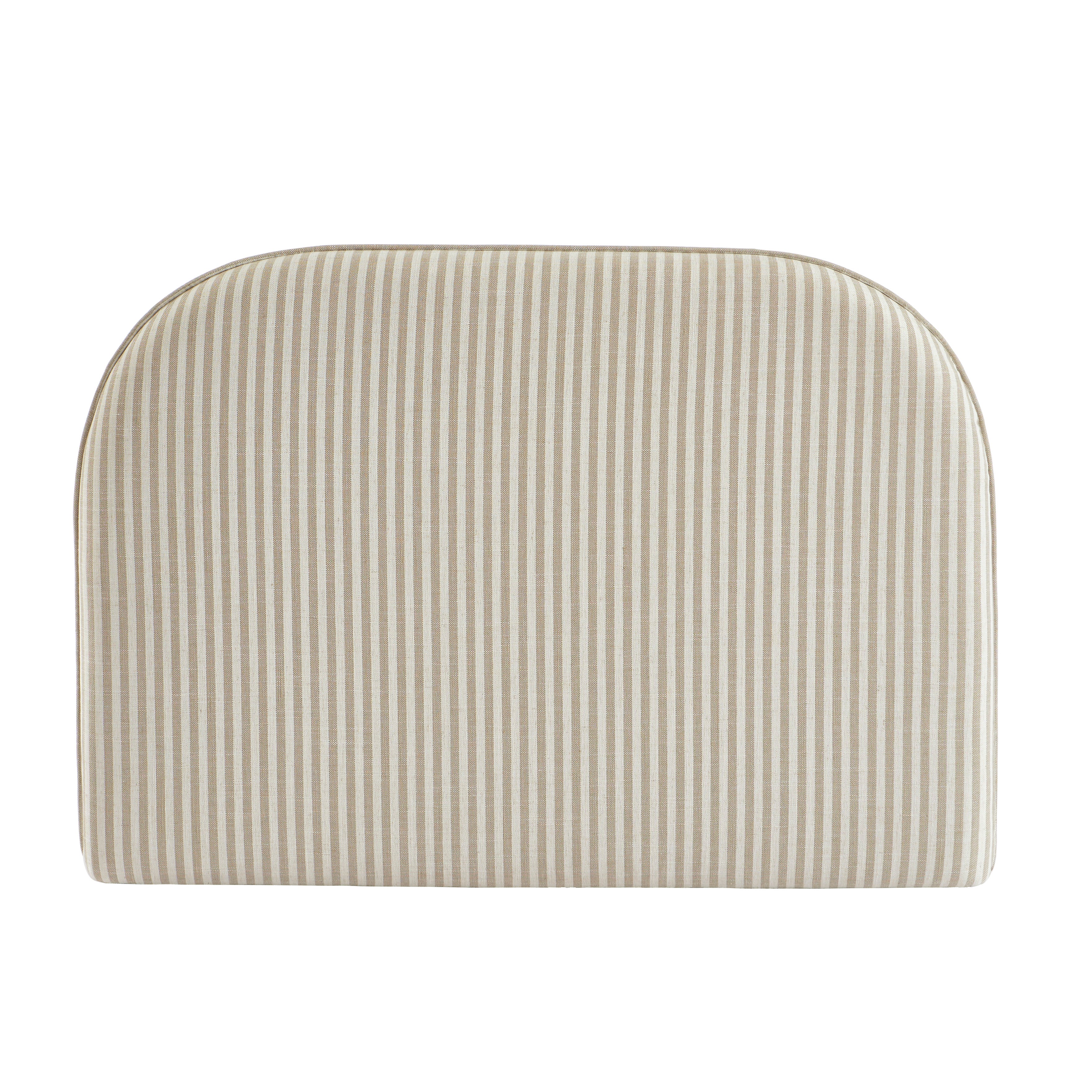 LOUISON Headboard Fabric Linen - Beige
