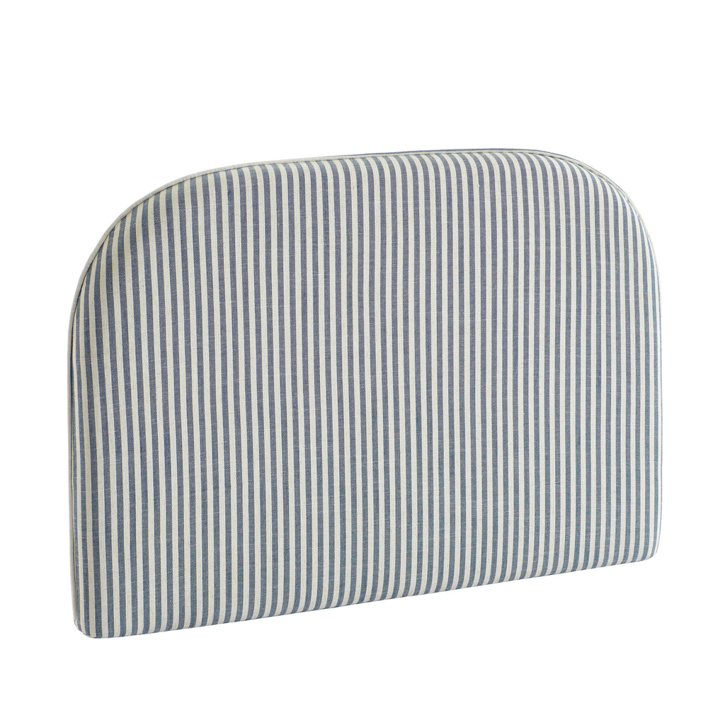 LOUISON Upholstered Bed Headboard – Blue
