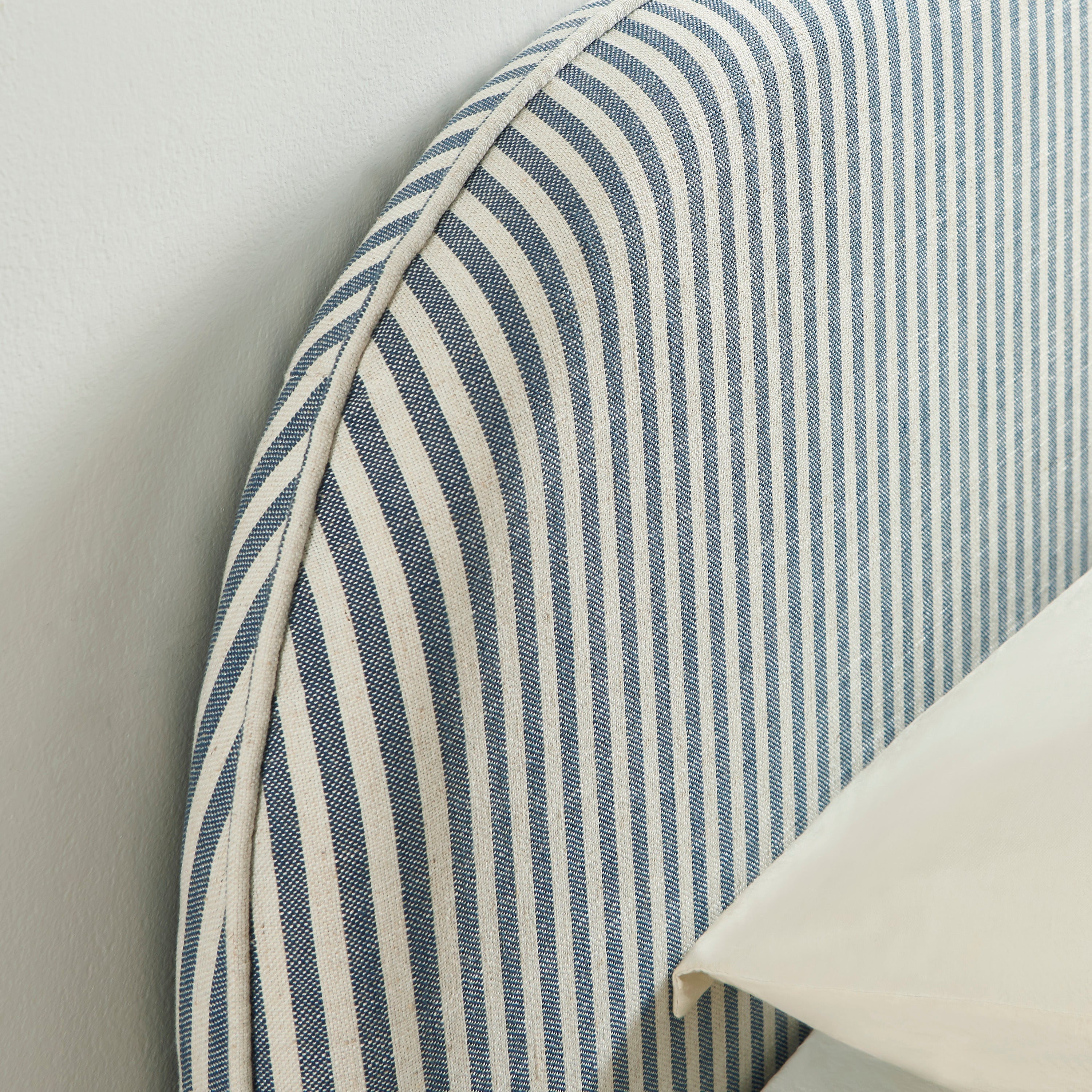 LOUISON Upholstered Bed Headboard – Blue