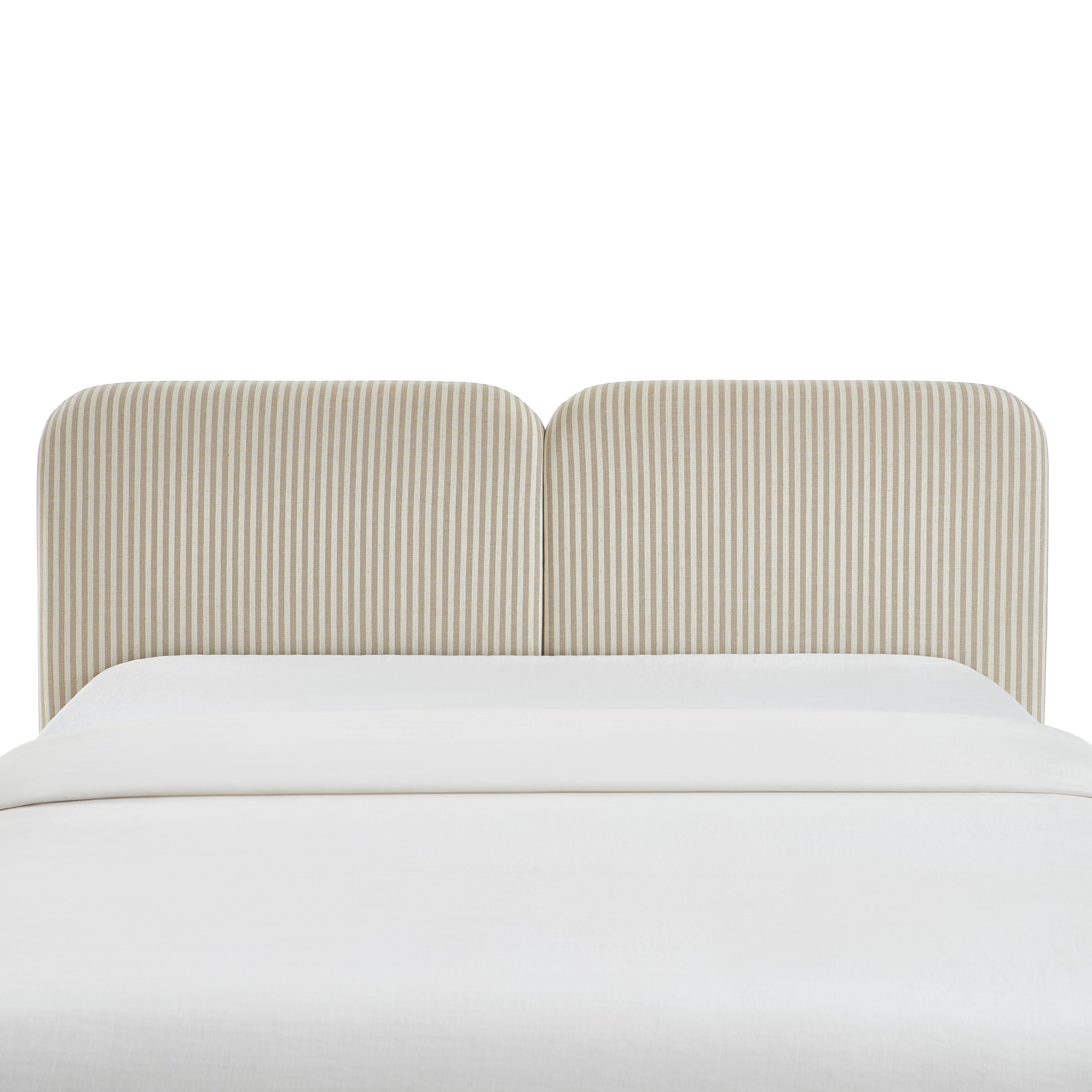 LOUISON Upholstered Bed Headboard – Beige