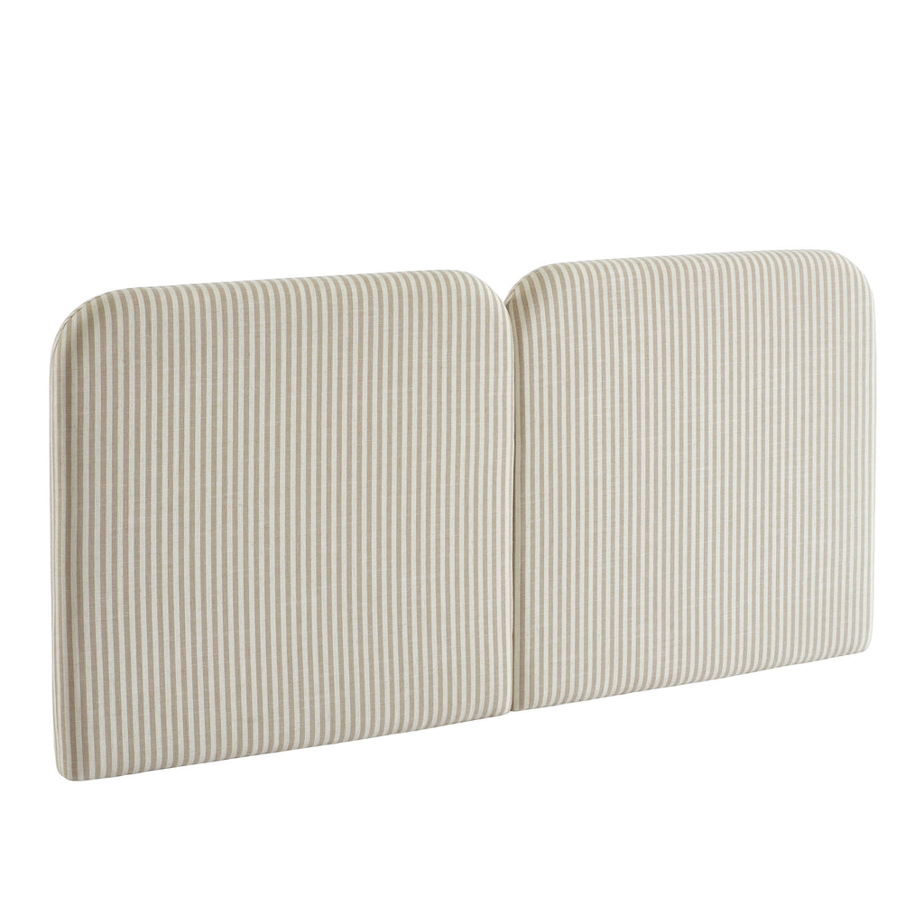 LOUISON Upholstered Bed Headboard – Beige