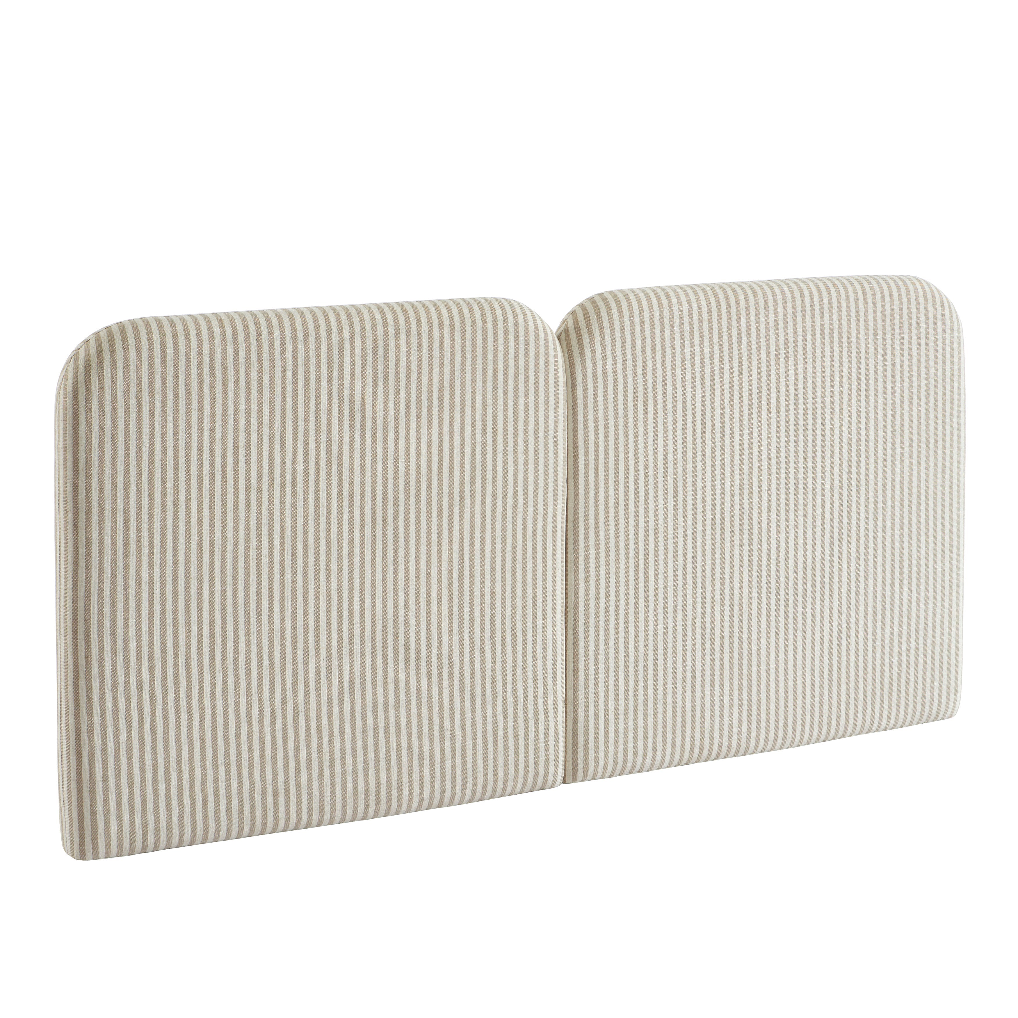 LOUISON Upholstered Bed Headboard – Beige