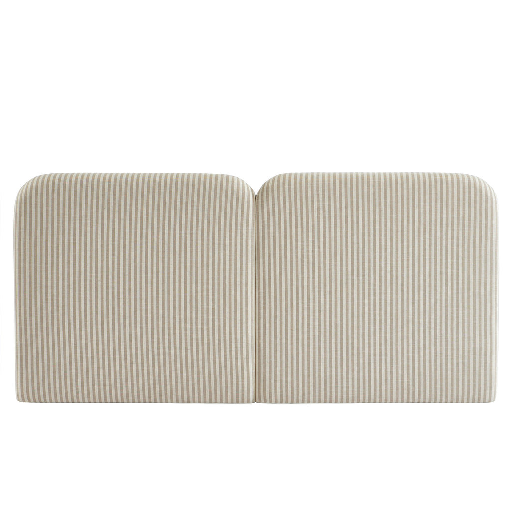 LOUISON Upholstered Bed Headboard – Beige