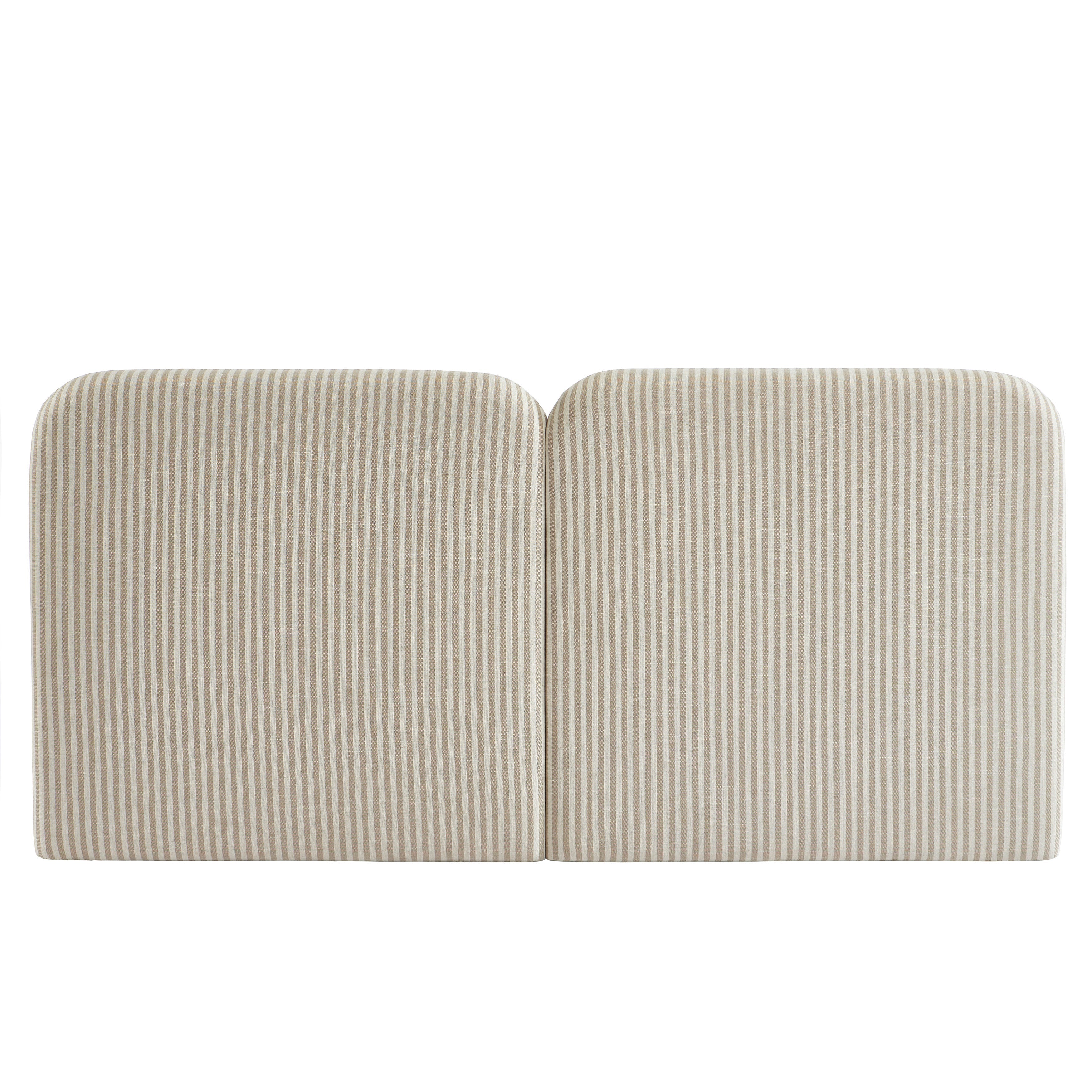 LOUISON Upholstered Bed Headboard – Beige