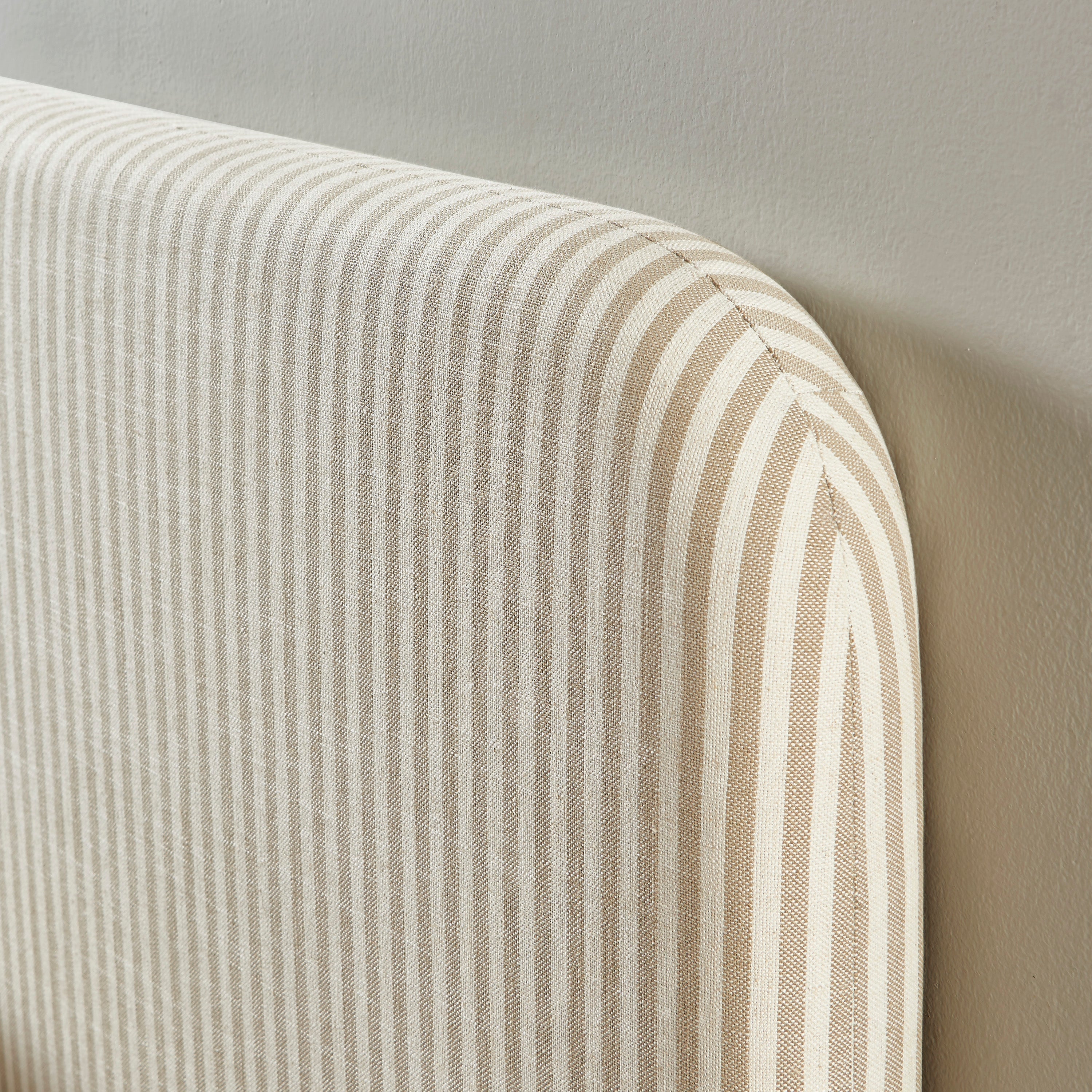LOUISON Upholstered Bed Headboard – Beige