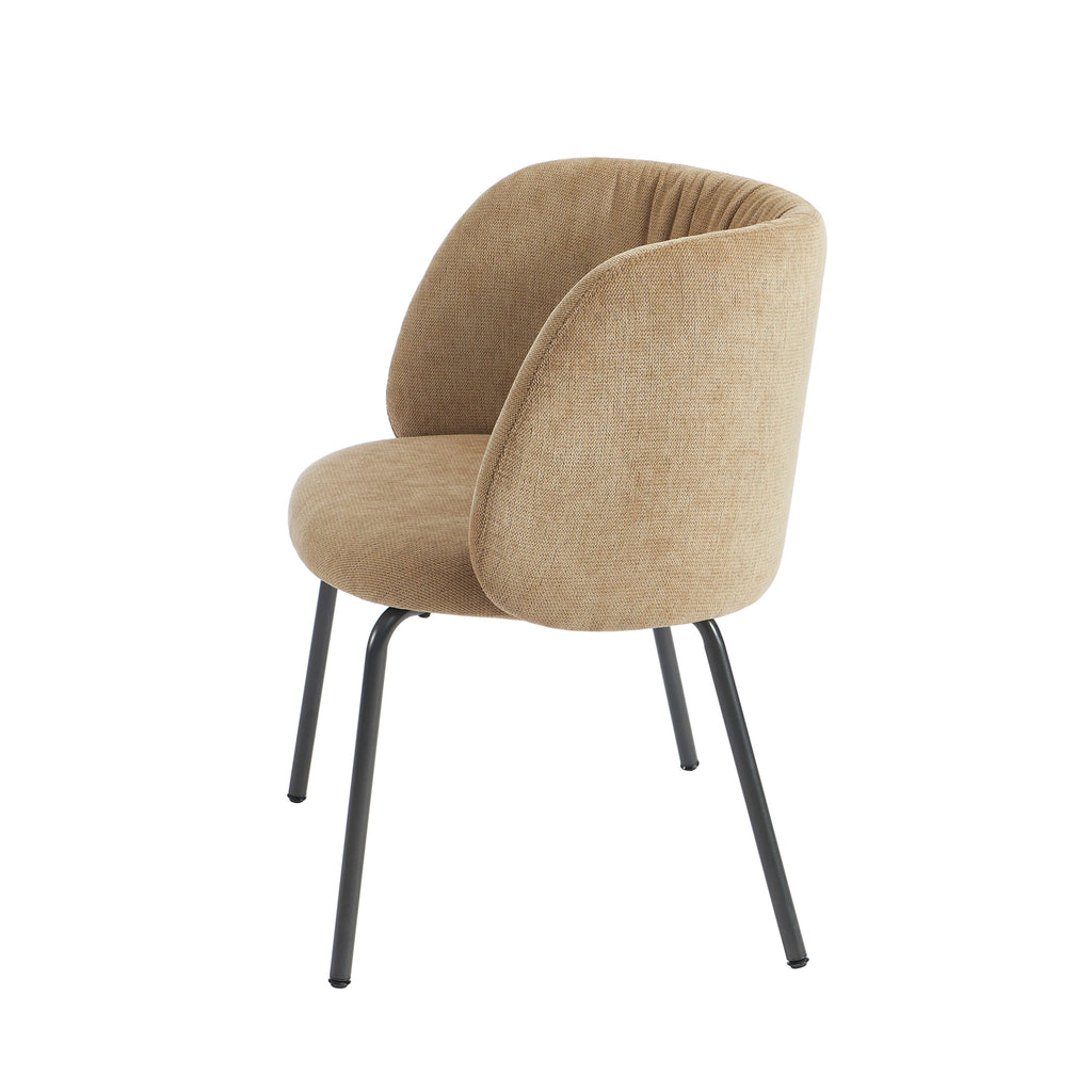 LUISA Dining Chair Chenille - Taupe
