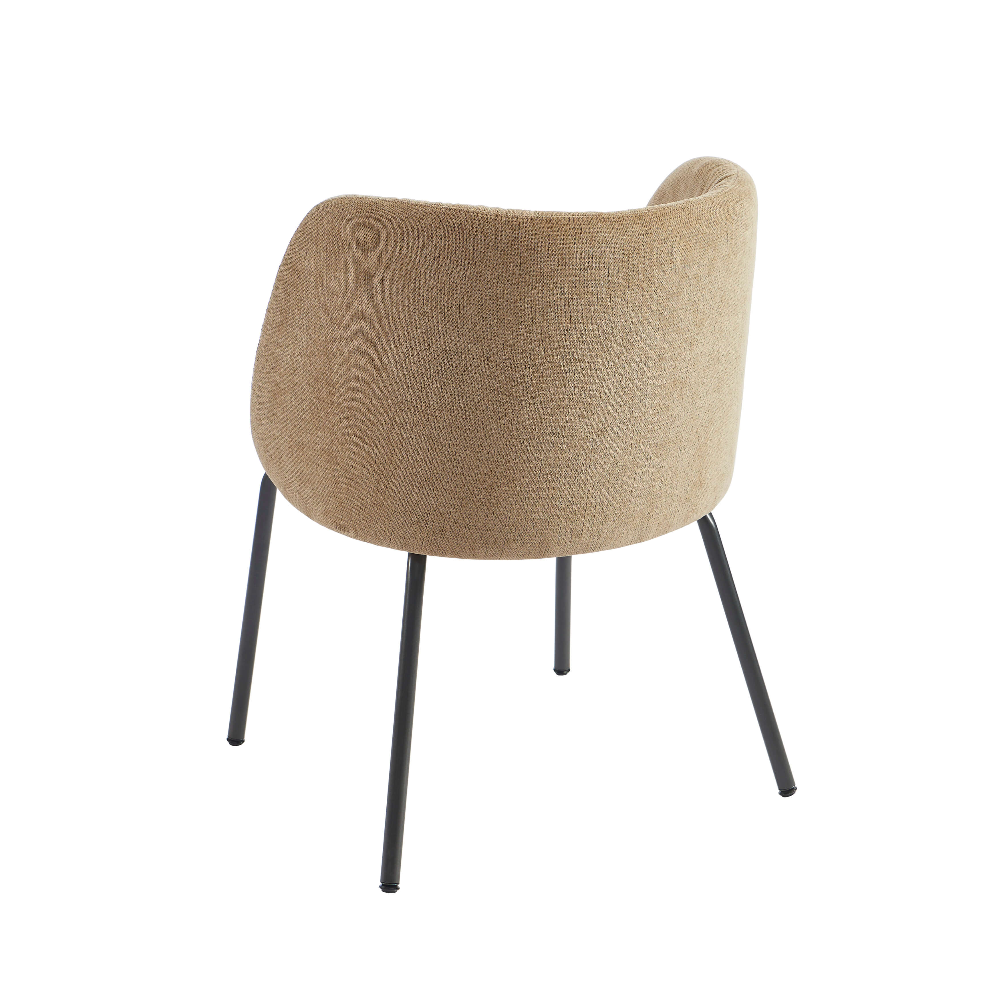 LUISA Dining Chair Chenille - Taupe