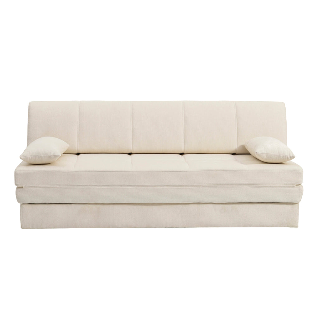 LUMA Upholstered Modular Sofa Bench – Beige