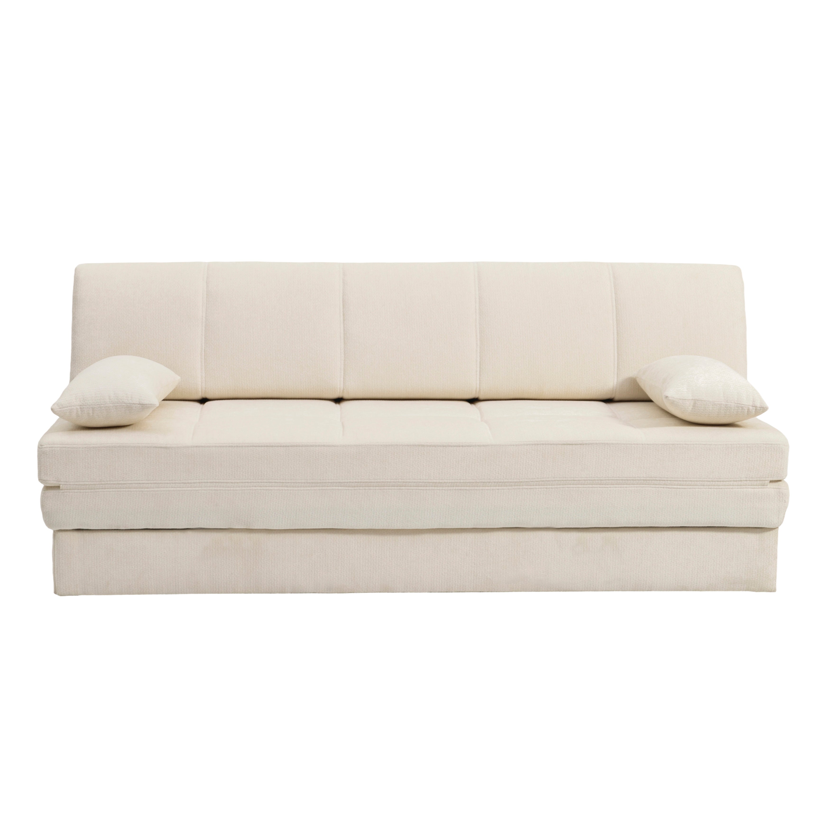 LUMA Upholstered Modular Sofa Bench – Beige