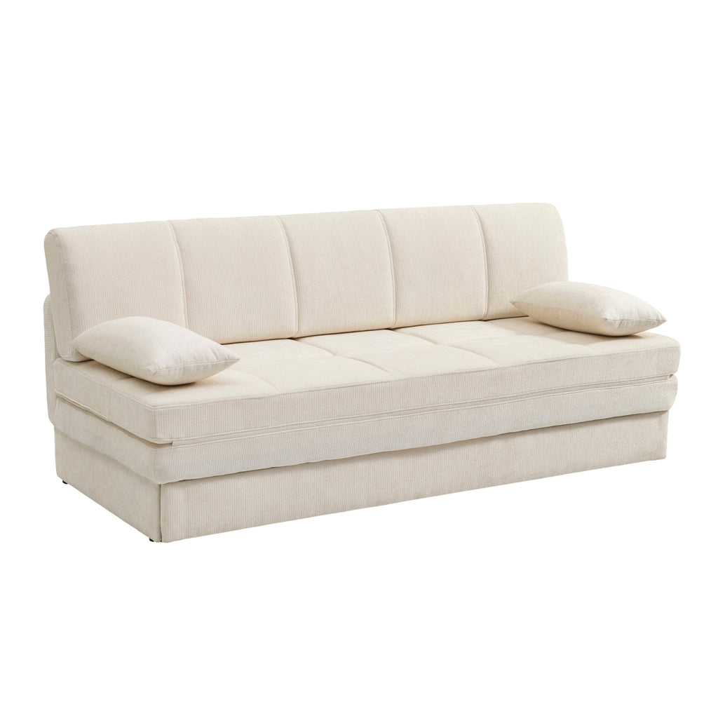 LUMA Upholstered Modular Sofa Bench – Beige