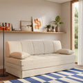 LUMA Upholstered Modular Sofa Bench – Beige