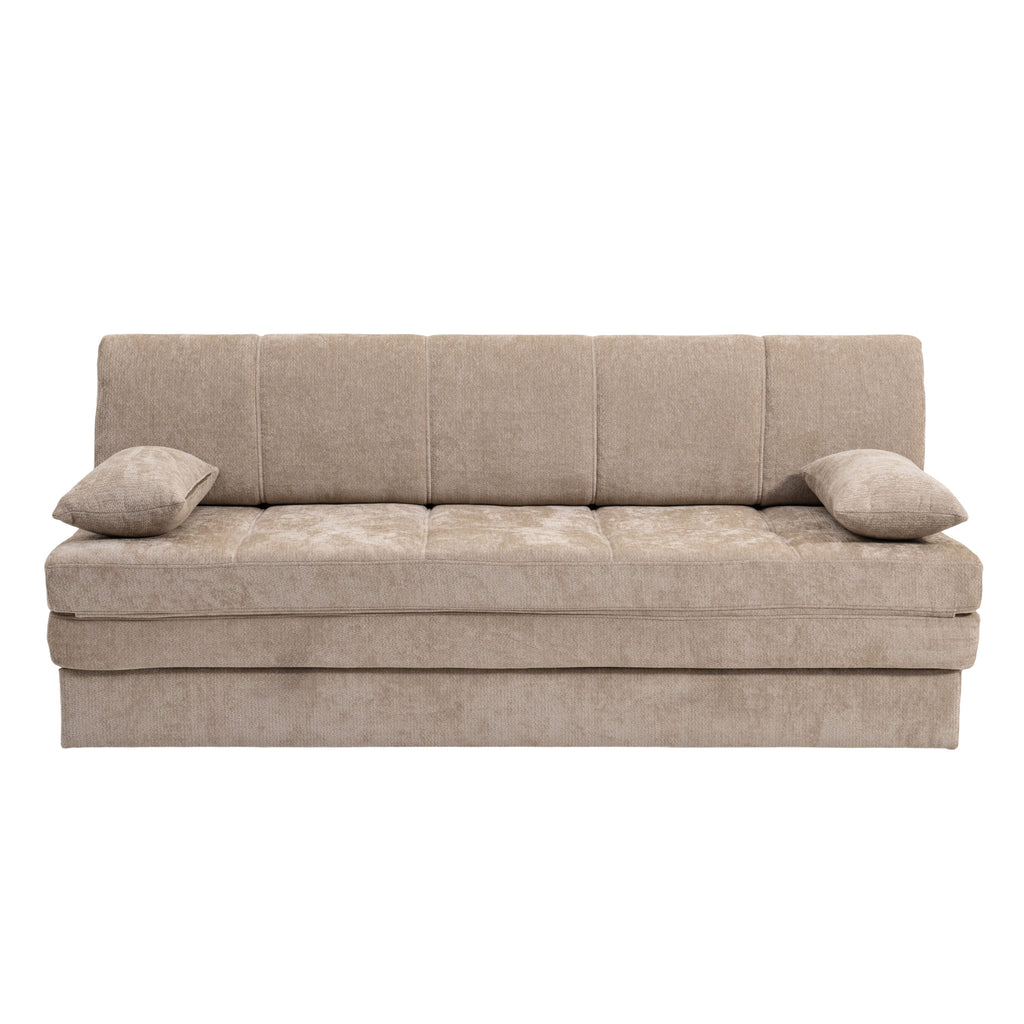 LUMA Upholstered Modular Sofa Bench – Brown