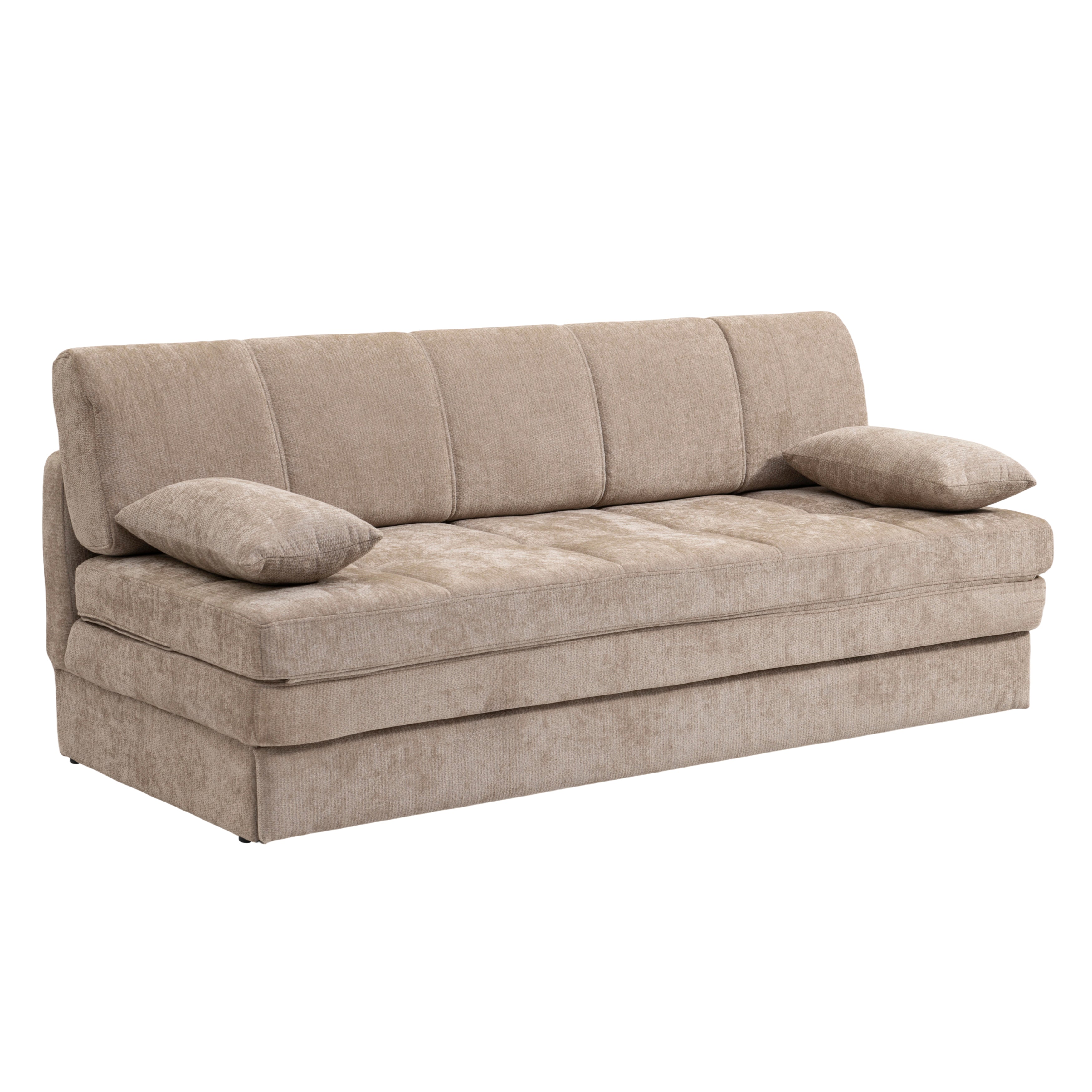 LUMA Upholstered Modular Sofa Bench – Brown
