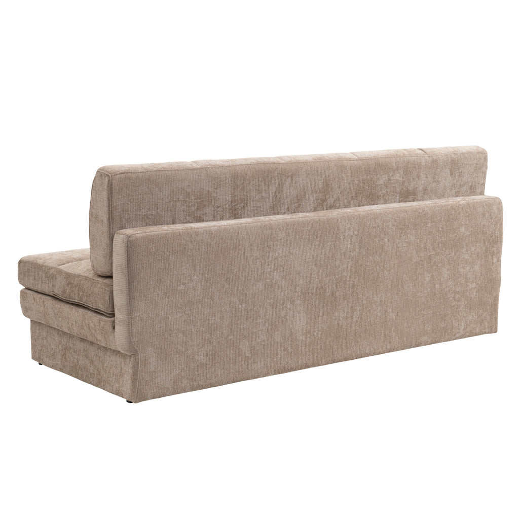 LUMA Upholstered Modular Sofa Bench – Brown