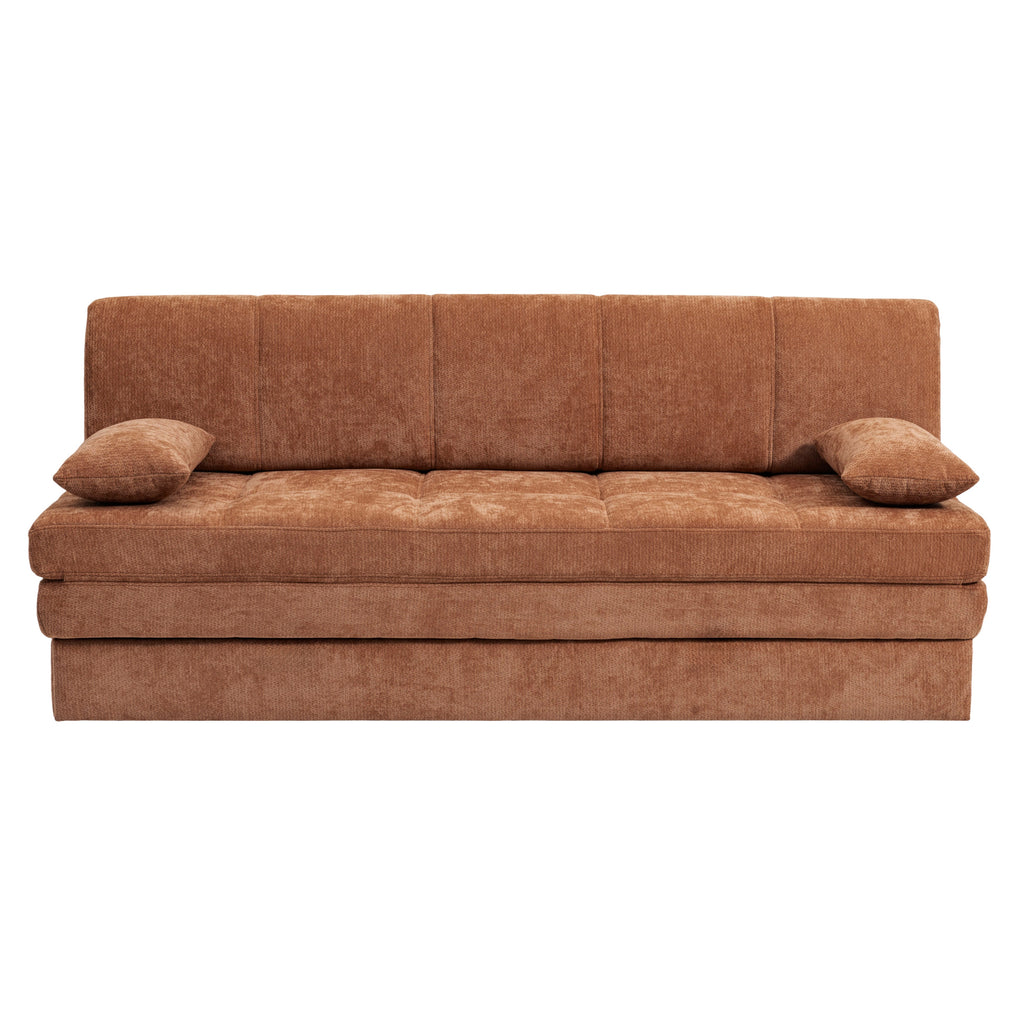 LUMA 3-Seater Convertible Sofa – Chenille Fabric Sleeper Sofa