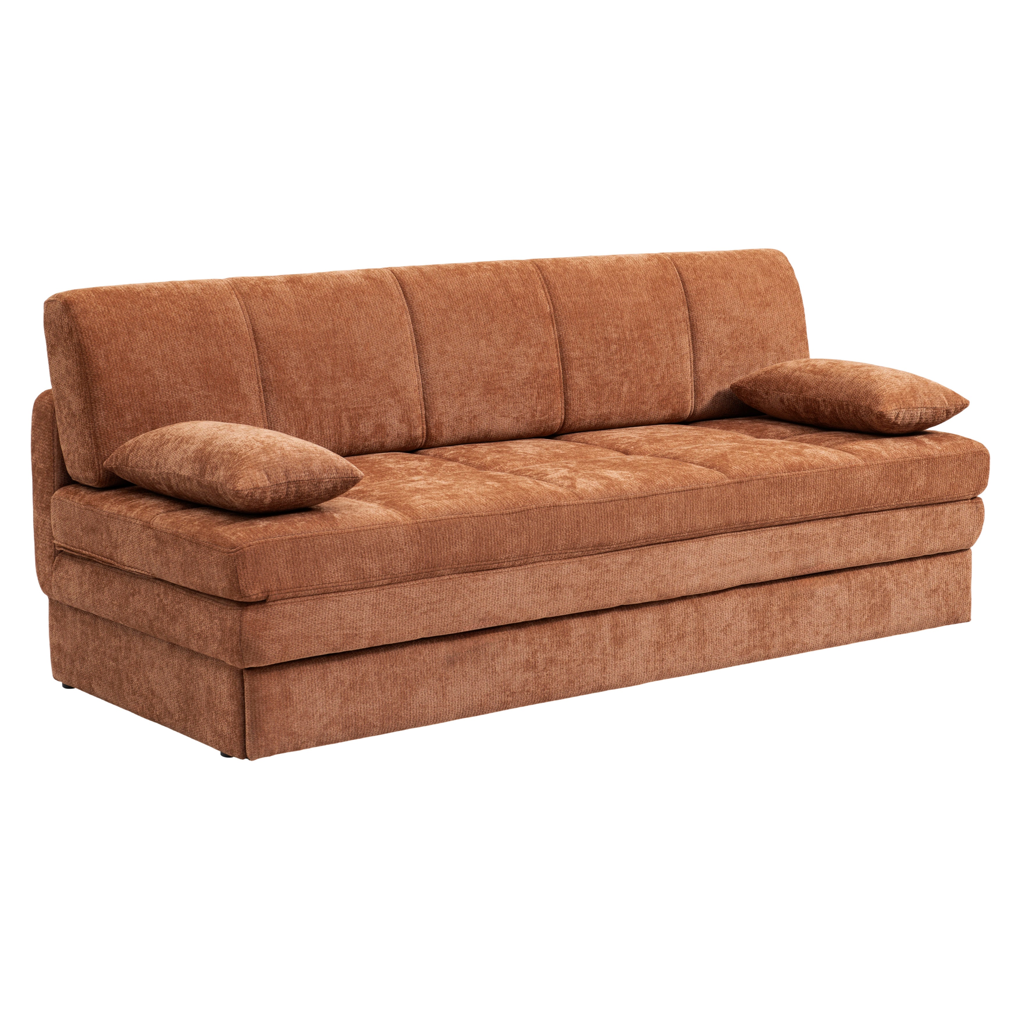 LUMA Upholstered Modular Sofa Bench – Terracotta