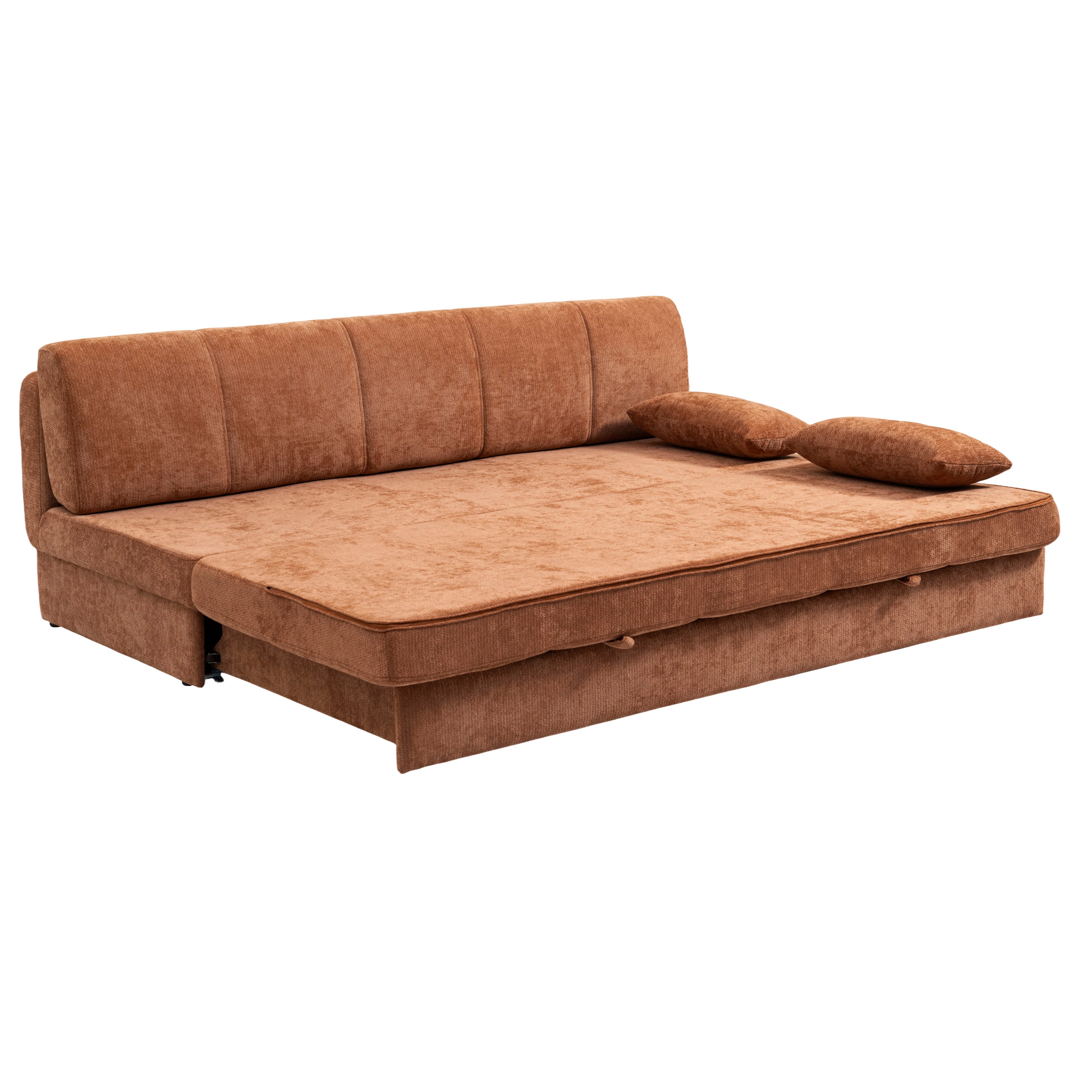 LUMA Upholstered Modular Sofa Bench – Terracotta