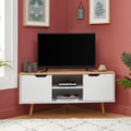 LYNA Corner TV Stand with Open Shelving
