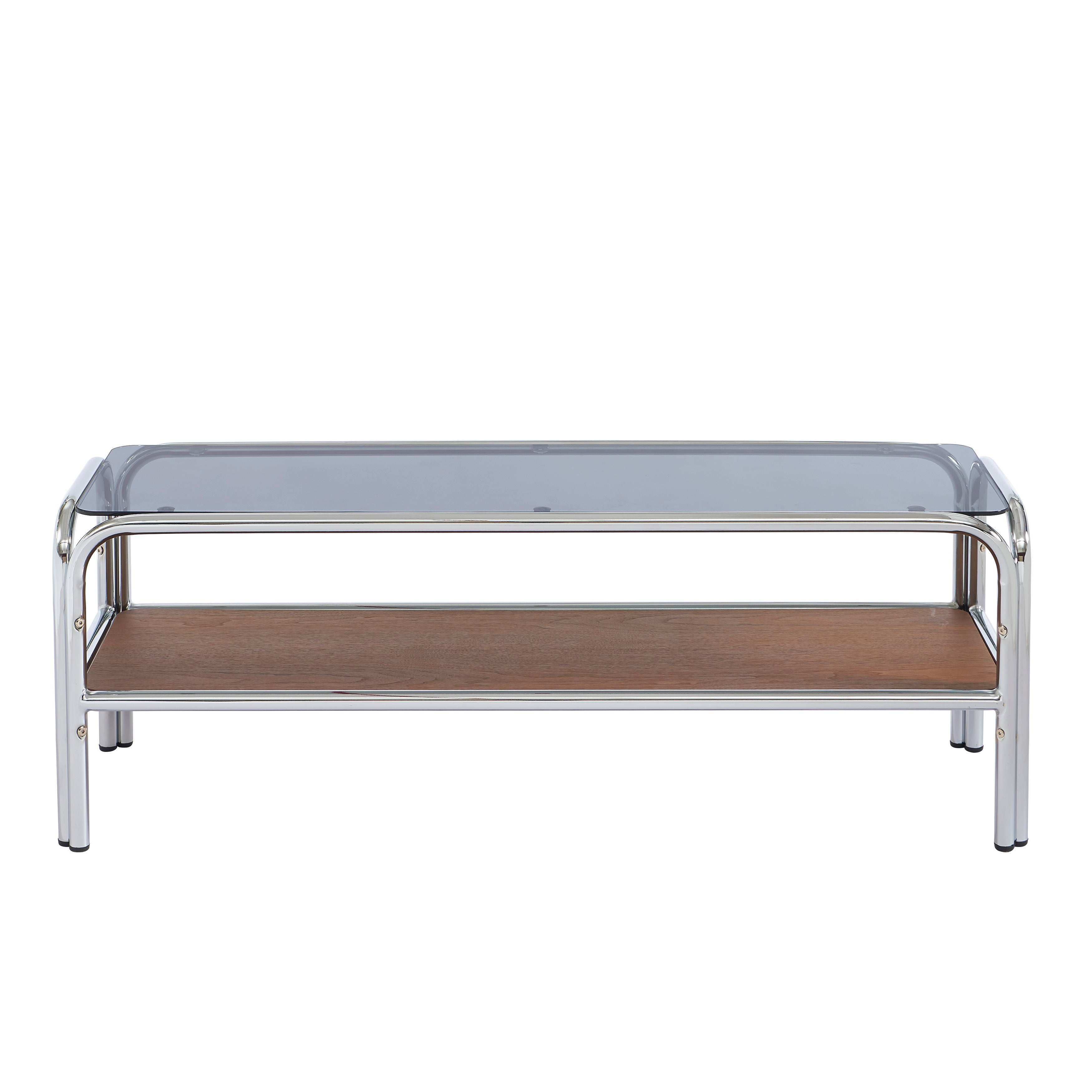 MAGGY Metal TV Stand with Storage – Black
