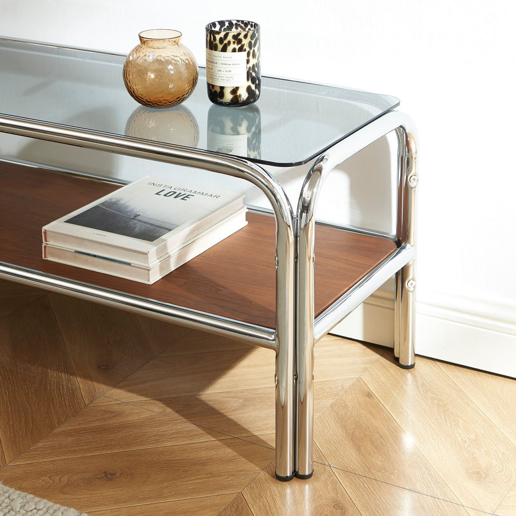 MAGGY Metal TV Stand – Blue