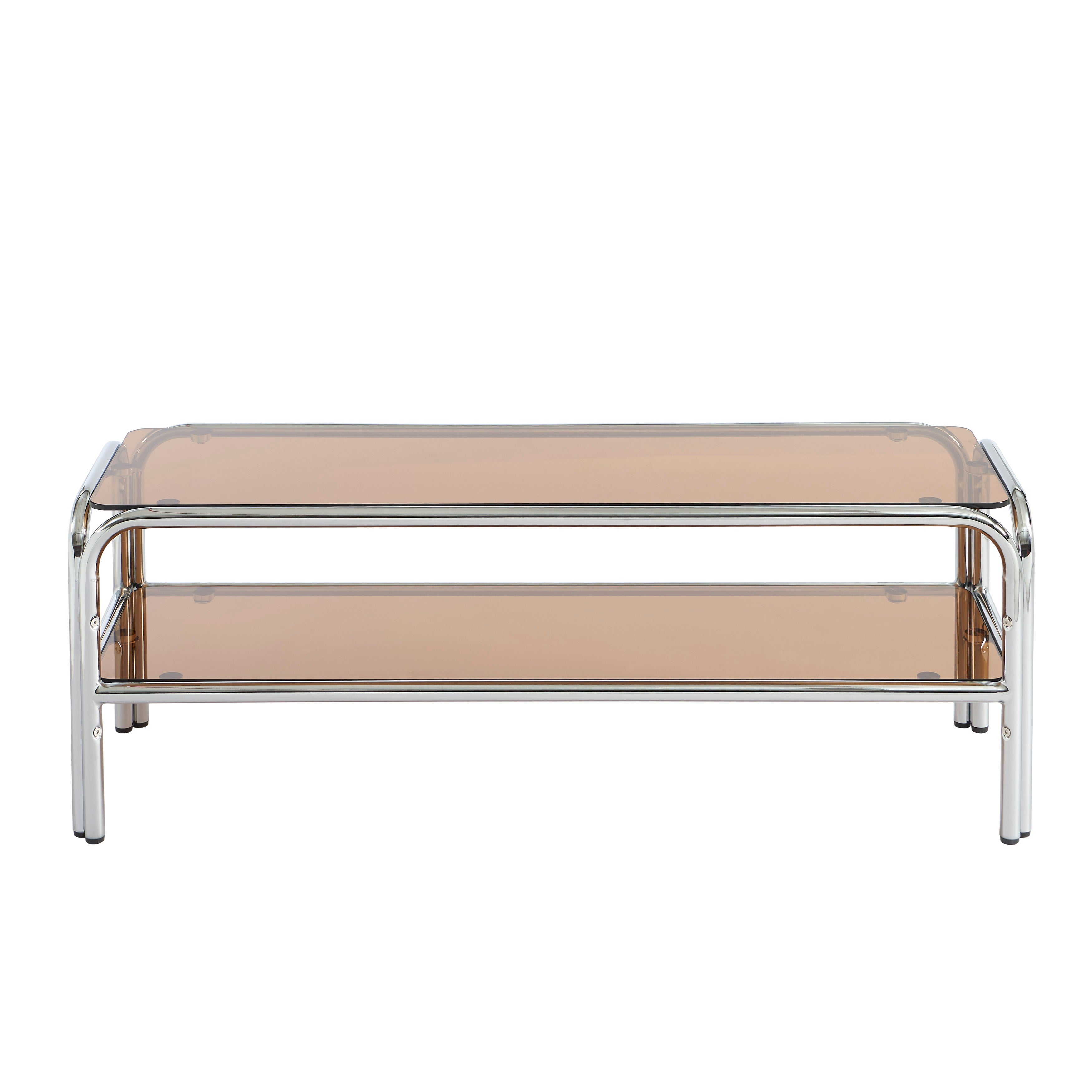 MAGGY Metal TV Stand with Storage – Orange