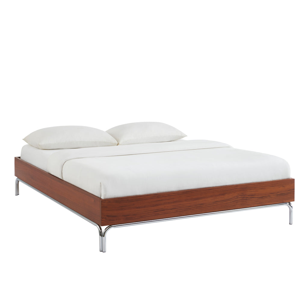 MAGGY Storage Bed 160cm – Walnut