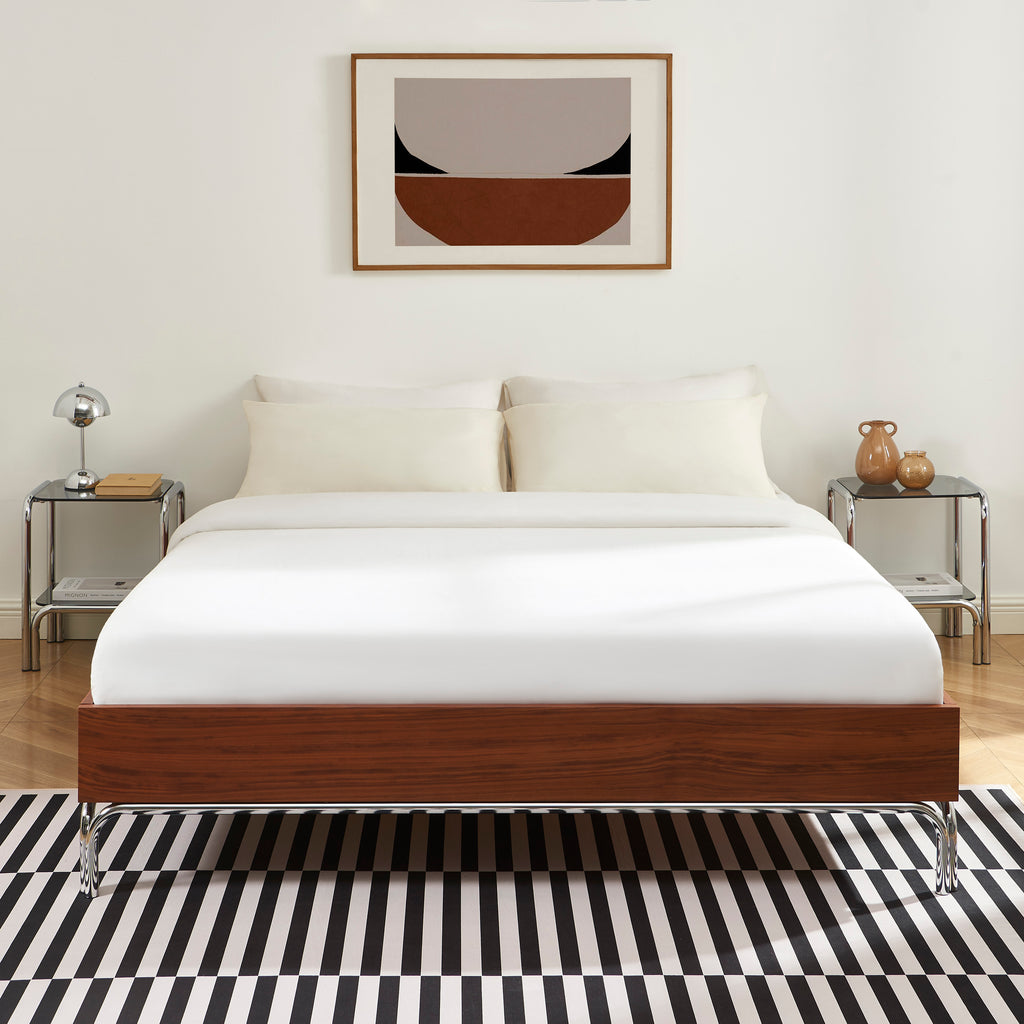 MAGGY Storage Bed 160cm – Walnut