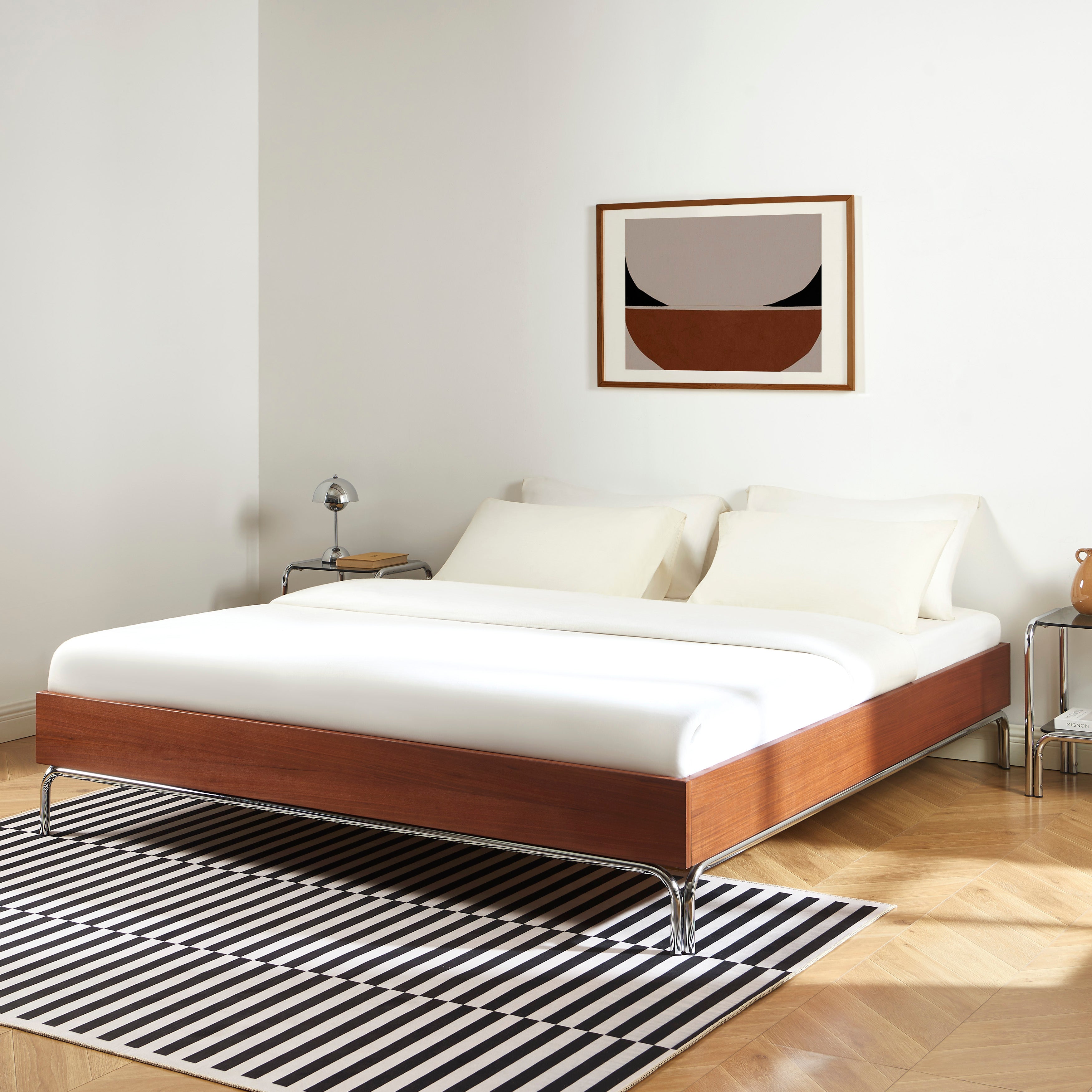 MAGGY Storage Bed 180cm – Walnut