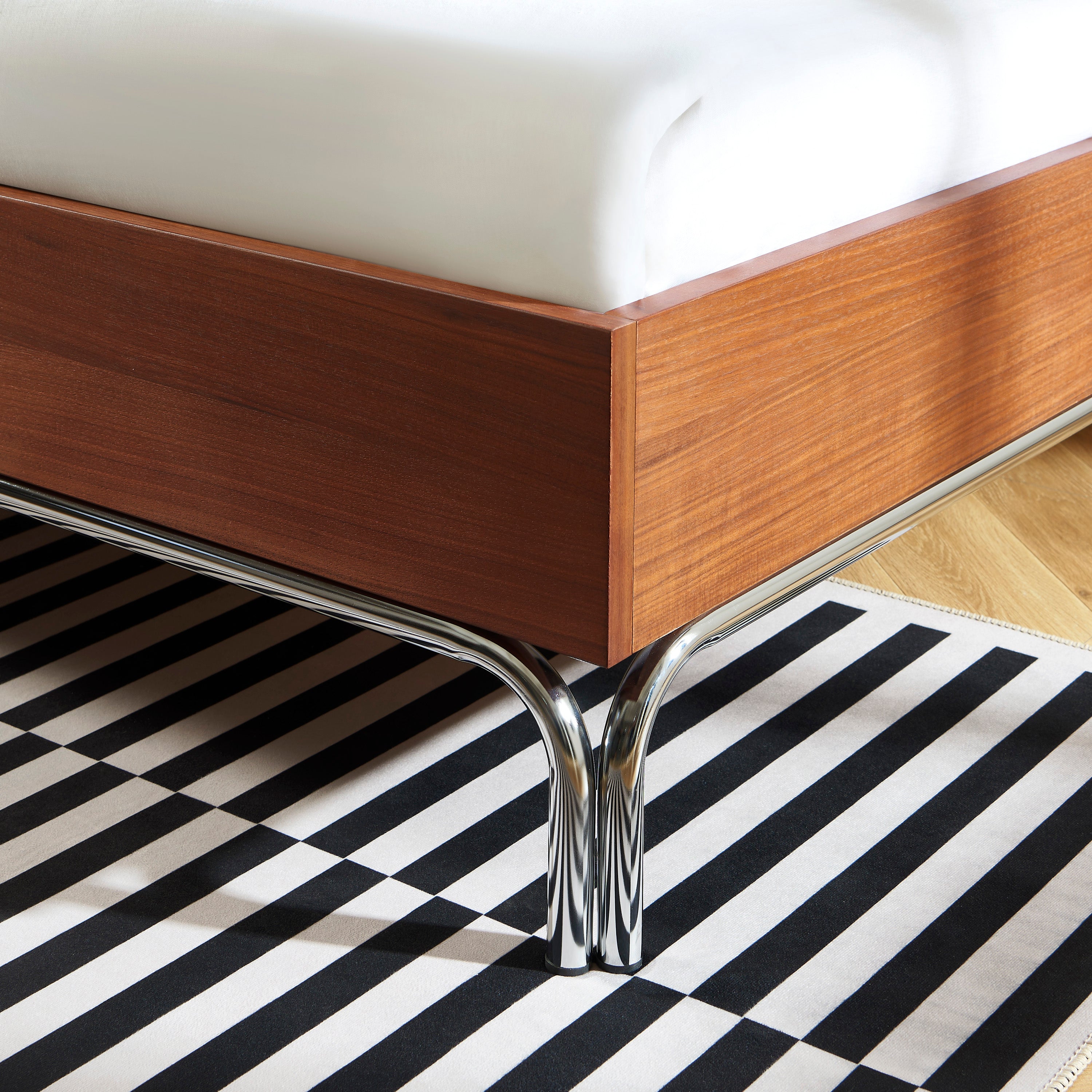 MAGGY Storage Bed 180cm – Walnut