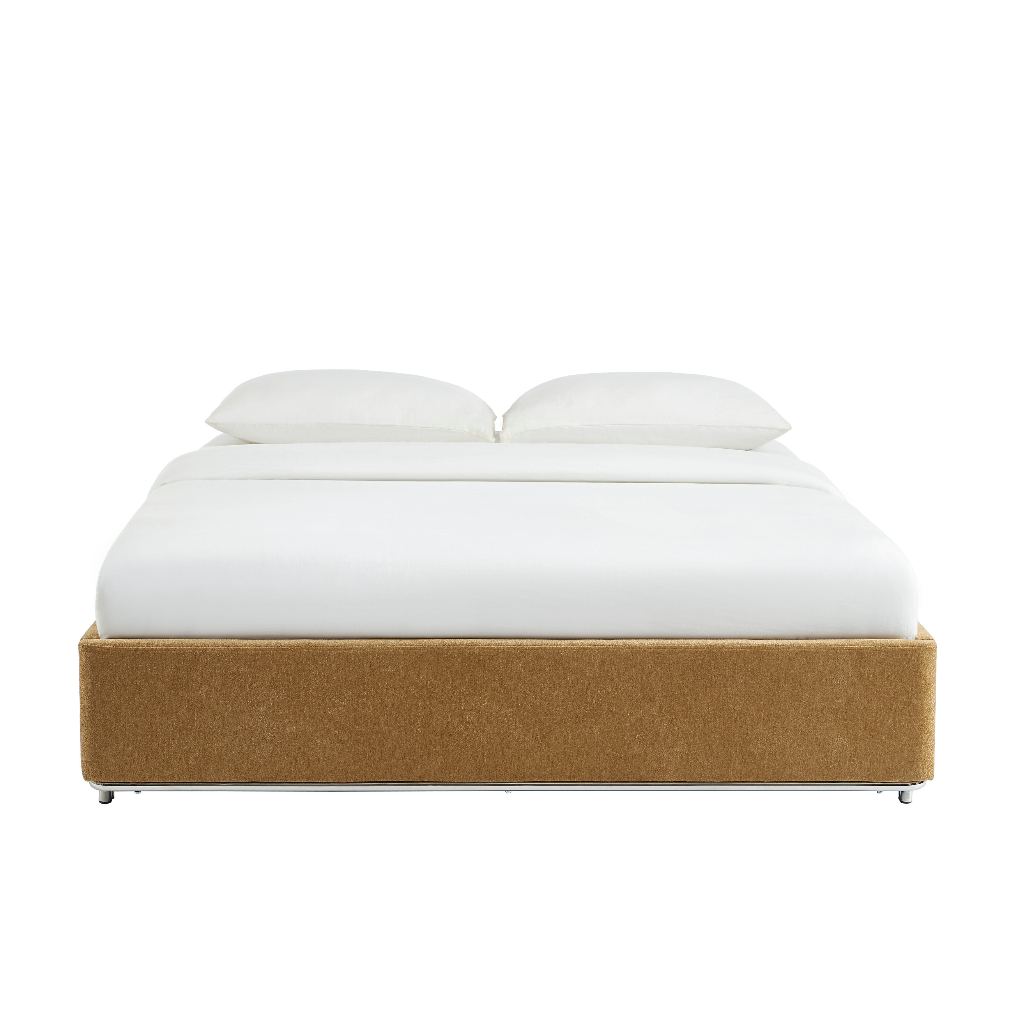 MAGGY Upholstered Storage Bed with Slatted Base