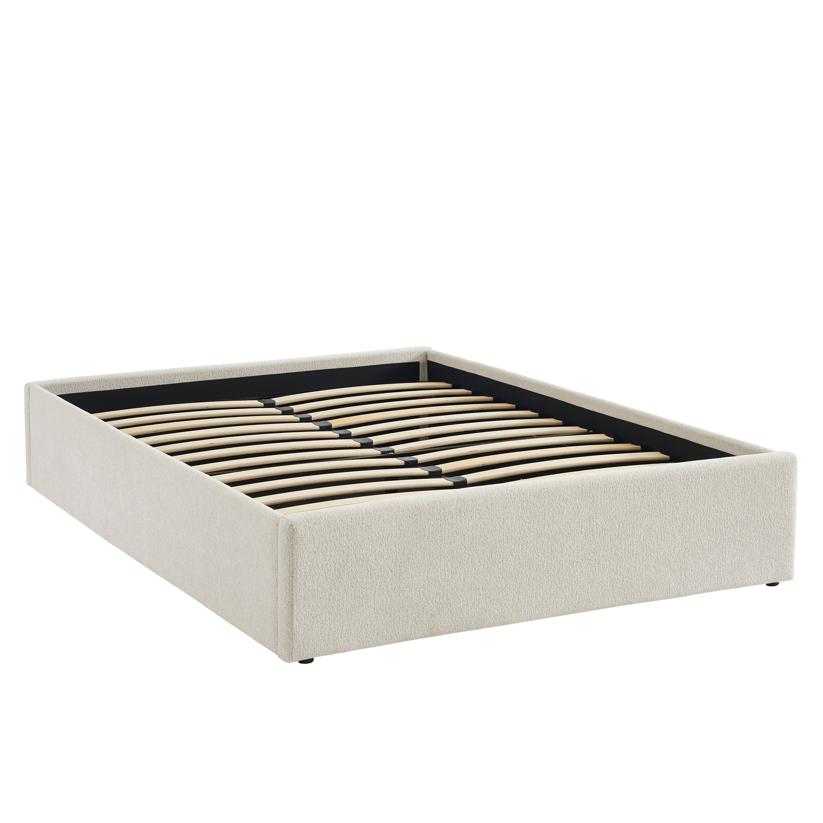 MARCY Upholstered Storage Bed with Slatted Base